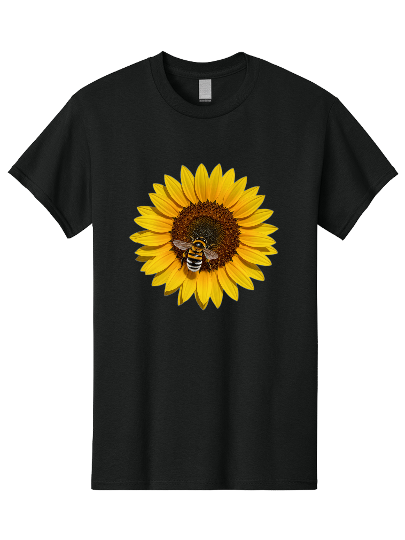 Bee-On-Sunflower Men'S Graphic Tee, 100% Cotton, Comfortable Casual Summer Wear, Machine Washable, Vintage Camera, Old Camera, Antique Camera, Black Camera, Classic Photography, Photography Equipment, Nostalgic Device, Film Camera, Camera Art Bak050
