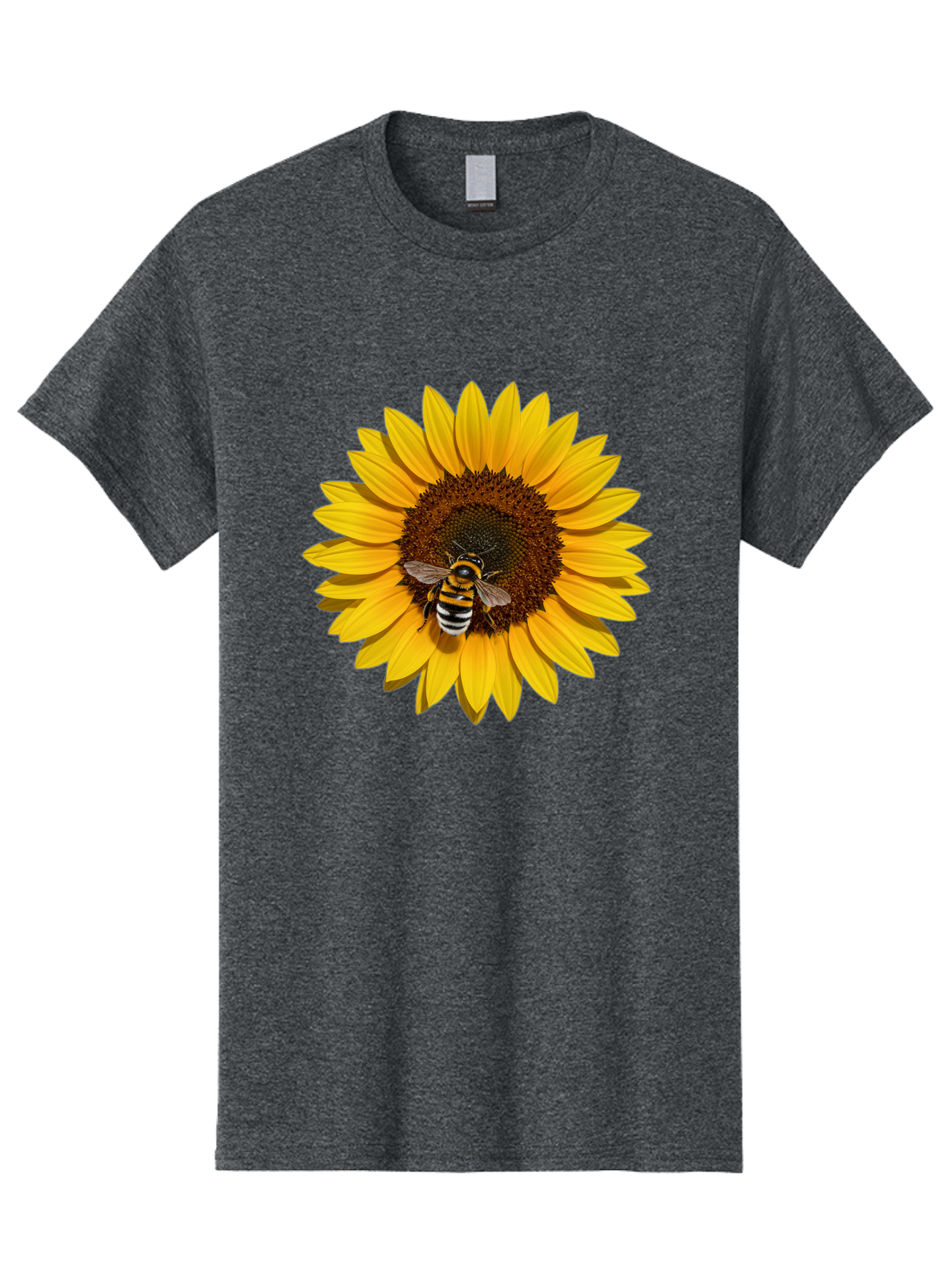 Bee-On-Sunflower Men'S Graphic Tee, 100% Cotton, Comfortable Casual Summer Wear, Machine Washable, Vintage Camera, Old Camera, Antique Camera, Black Camera, Classic Photography, Photography Equipment, Nostalgic Device, Film Camera, Camera Art Bak050