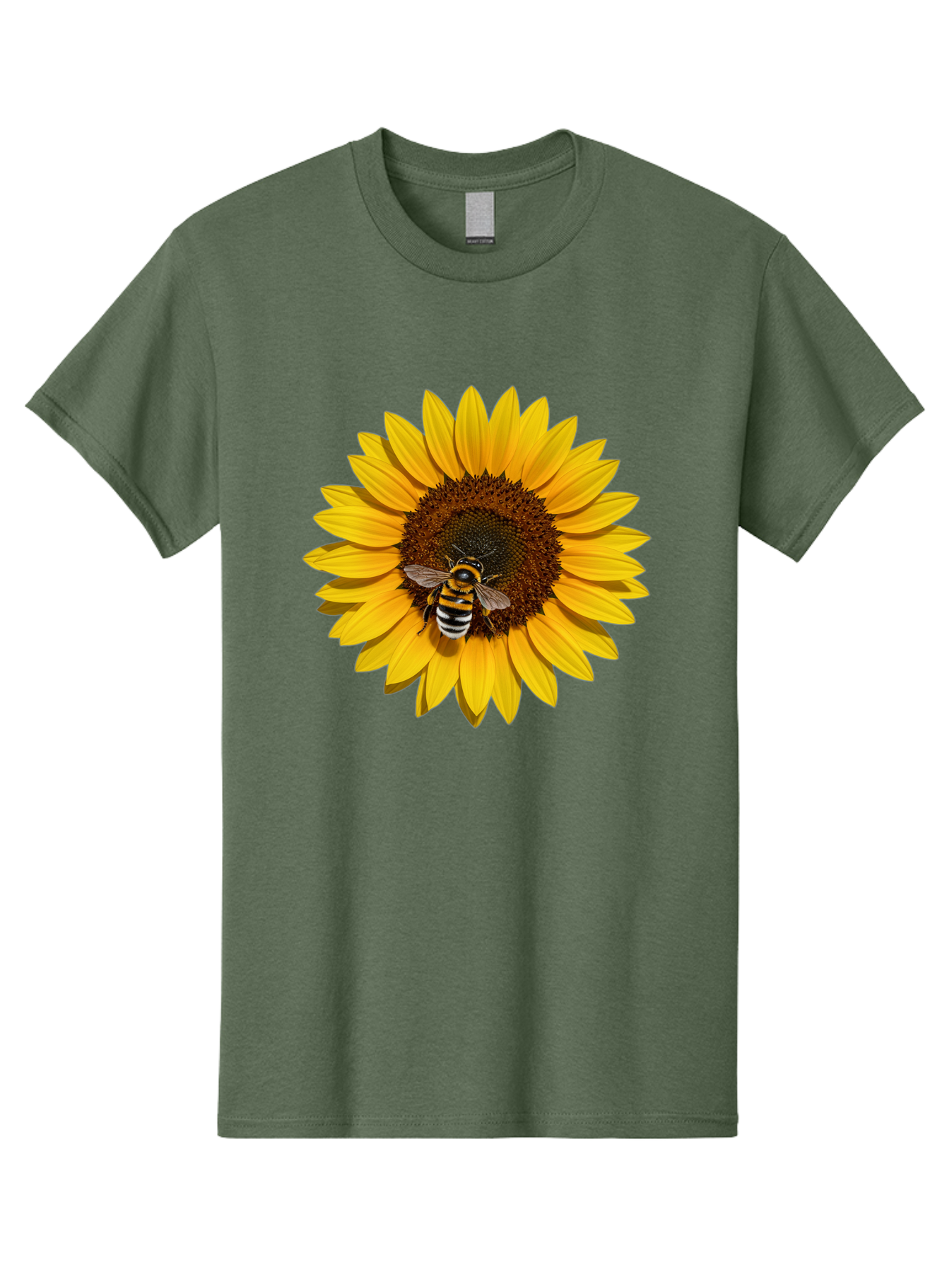 Bee-On-Sunflower Men'S Graphic Tee, 100% Cotton, Comfortable Casual Summer Wear, Machine Washable, Vintage Camera, Old Camera, Antique Camera, Black Camera, Classic Photography, Photography Equipment, Nostalgic Device, Film Camera, Camera Art Bak050