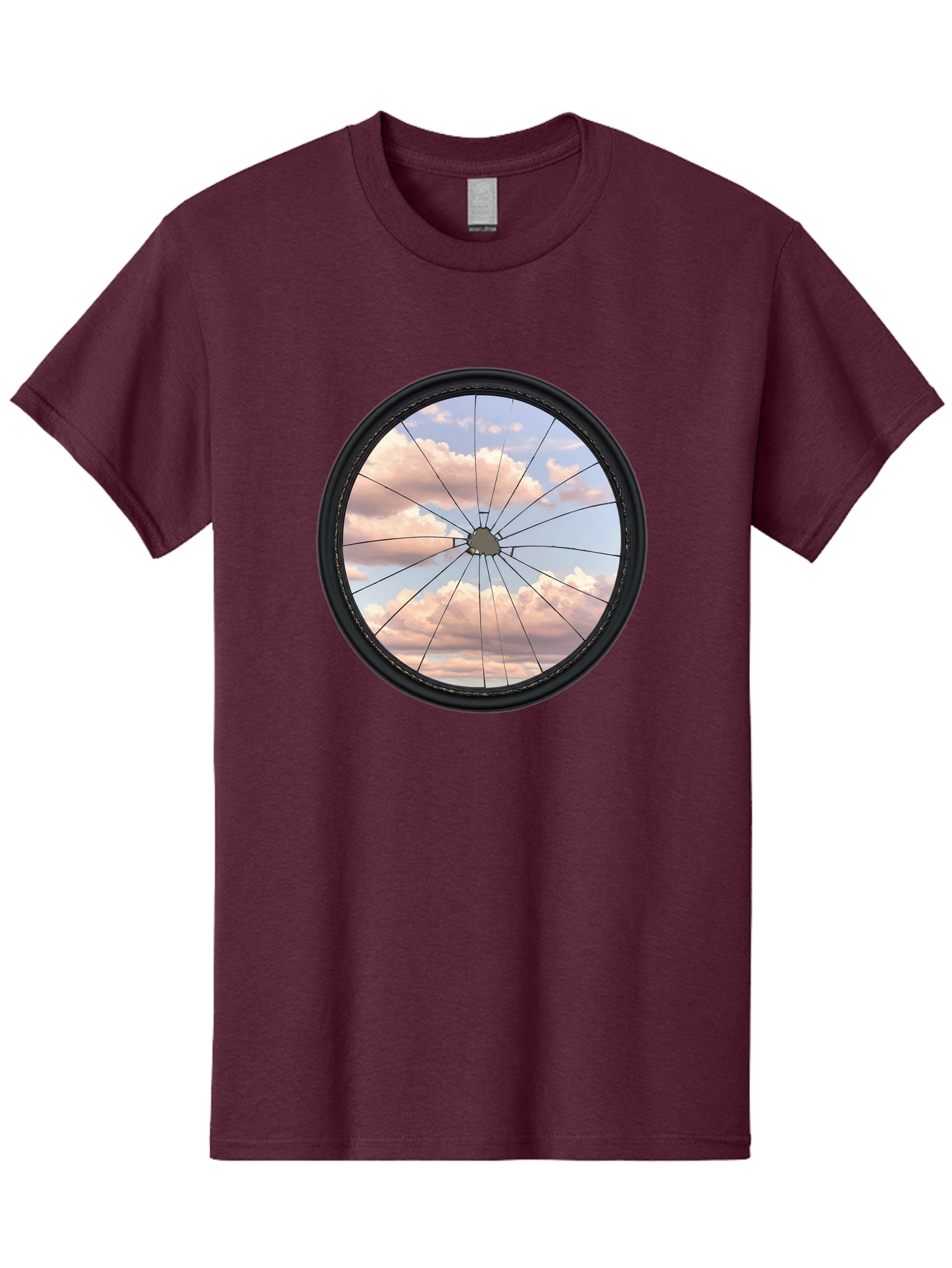 Bicycle-Wheel Men'S Graphic Tee, 100% Cotton, Comfortable Casual Summer Wear, Machine Washable, Vintage Camera, Old Camera, Antique Camera, Black Camera, Classic Photography, Photography Equipment, Nostalgic Device, Film Camera, Camera Art Bak051