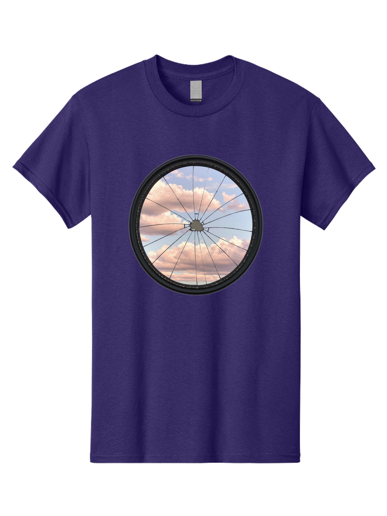 Bicycle-Wheel Men'S Graphic Tee, 100% Cotton, Comfortable Casual Summer Wear, Machine Washable, Vintage Camera, Old Camera, Antique Camera, Black Camera, Classic Photography, Photography Equipment, Nostalgic Device, Film Camera, Camera Art Bak051