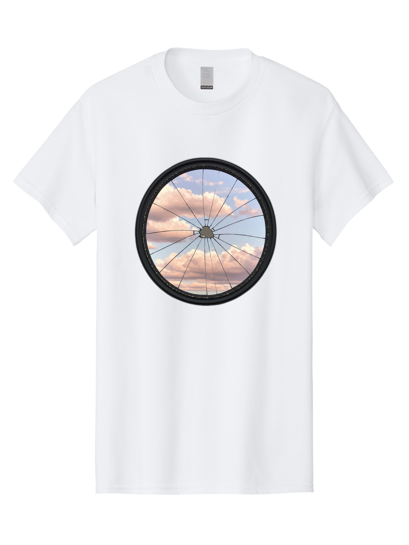 Bicycle-Wheel Men'S Graphic Tee, 100% Cotton, Comfortable Casual Summer Wear, Machine Washable, Vintage Camera, Old Camera, Antique Camera, Black Camera, Classic Photography, Photography Equipment, Nostalgic Device, Film Camera, Camera Art Bak051