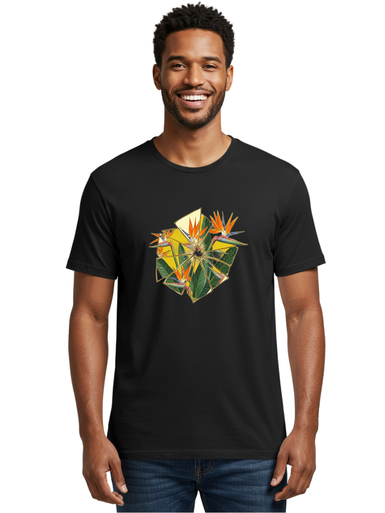 Bird-Of-Paradise Men'S Graphic Tee, 100% Cotton, Comfortable Casual Summer Wear, Machine Washable, Vintage Camera, Old Camera, Antique Camera, Black Camera, Classic Photography, Photography Equipment, Nostalgic Device, Film Camera, Camera Art Bak052