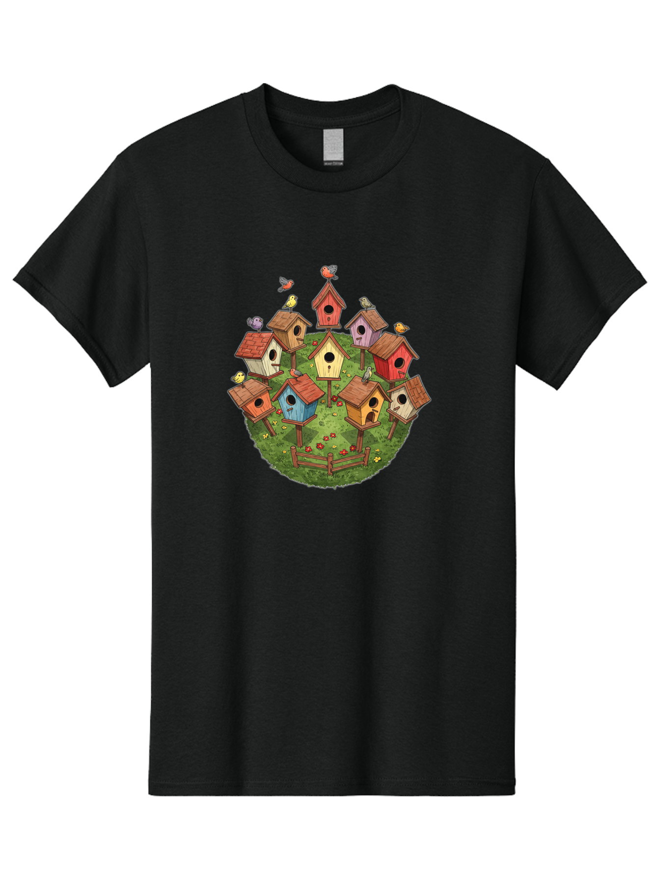 Birdhouses-1 Men'S Graphic Tee, 100% Cotton, Comfortable Casual Summer Wear, Machine Washable, Vintage Camera, Old Camera, Antique Camera, Black Camera, Classic Photography, Photography Equipment, Nostalgic Device, Film Camera, Camera Art Bak053