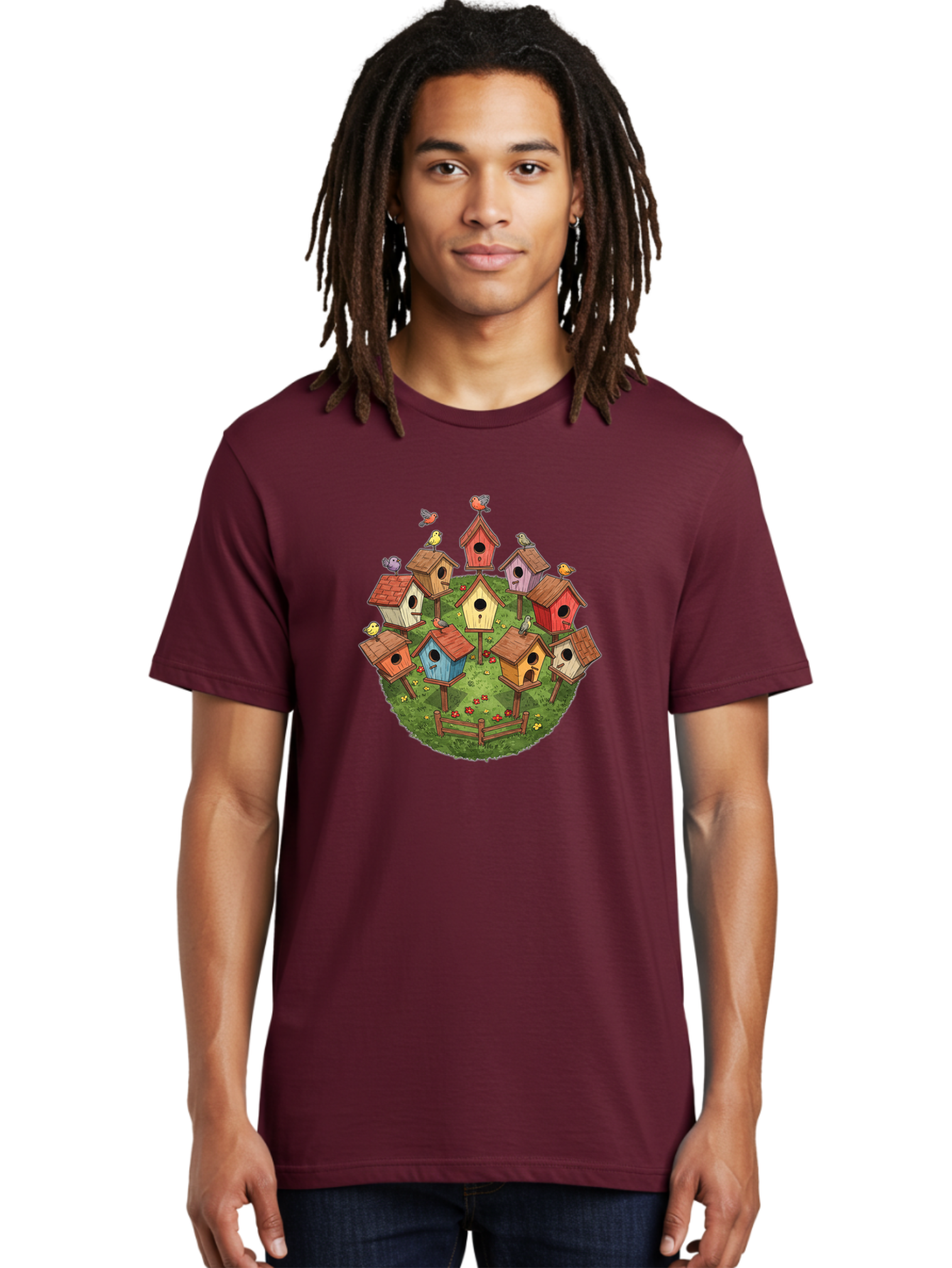 Birdhouses-1 Men'S Graphic Tee, 100% Cotton, Comfortable Casual Summer Wear, Machine Washable, Vintage Camera, Old Camera, Antique Camera, Black Camera, Classic Photography, Photography Equipment, Nostalgic Device, Film Camera, Camera Art Bak053