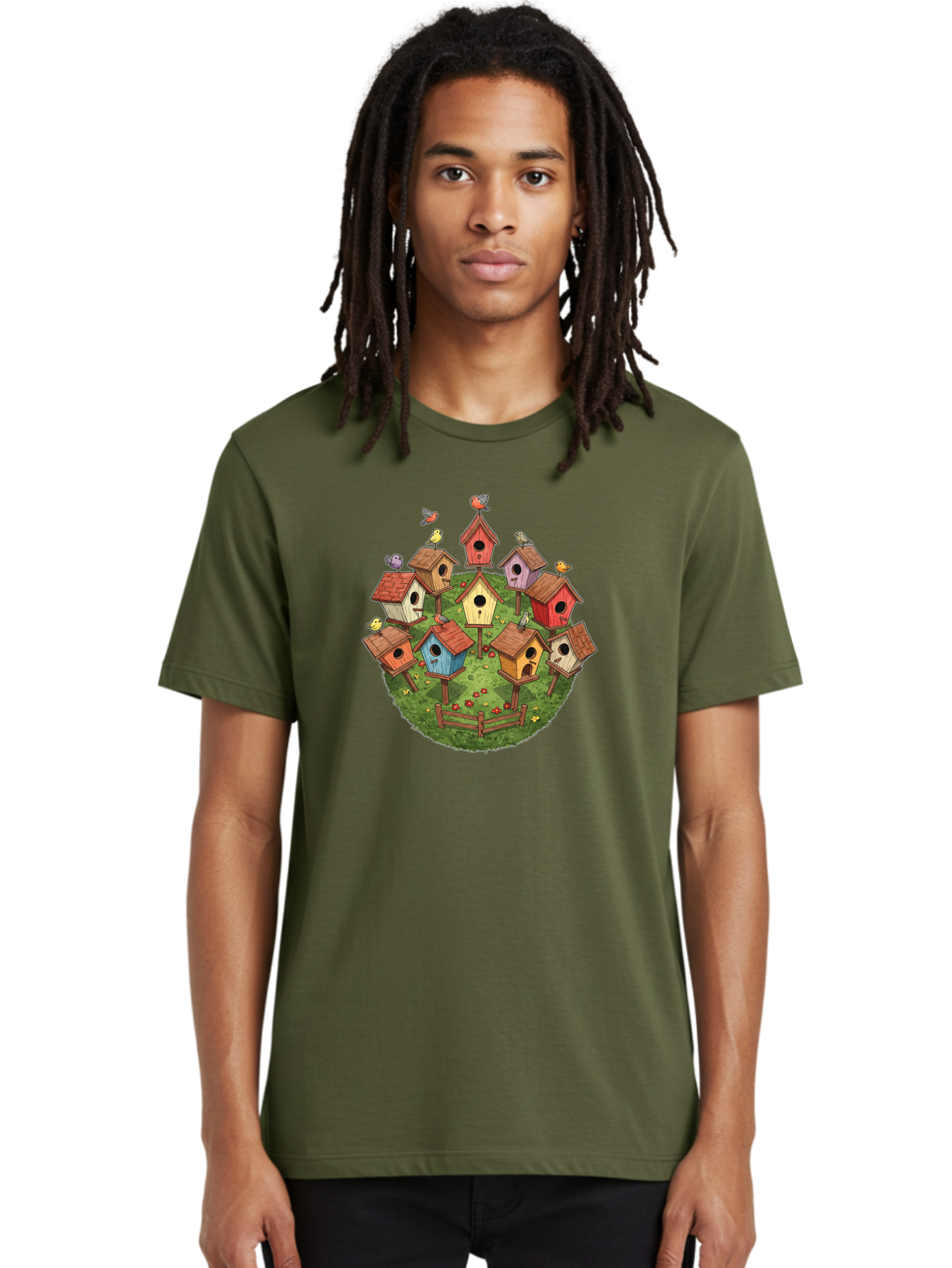 Birdhouses-1 Men'S Graphic Tee, 100% Cotton, Comfortable Casual Summer Wear, Machine Washable, Vintage Camera, Old Camera, Antique Camera, Black Camera, Classic Photography, Photography Equipment, Nostalgic Device, Film Camera, Camera Art Bak053