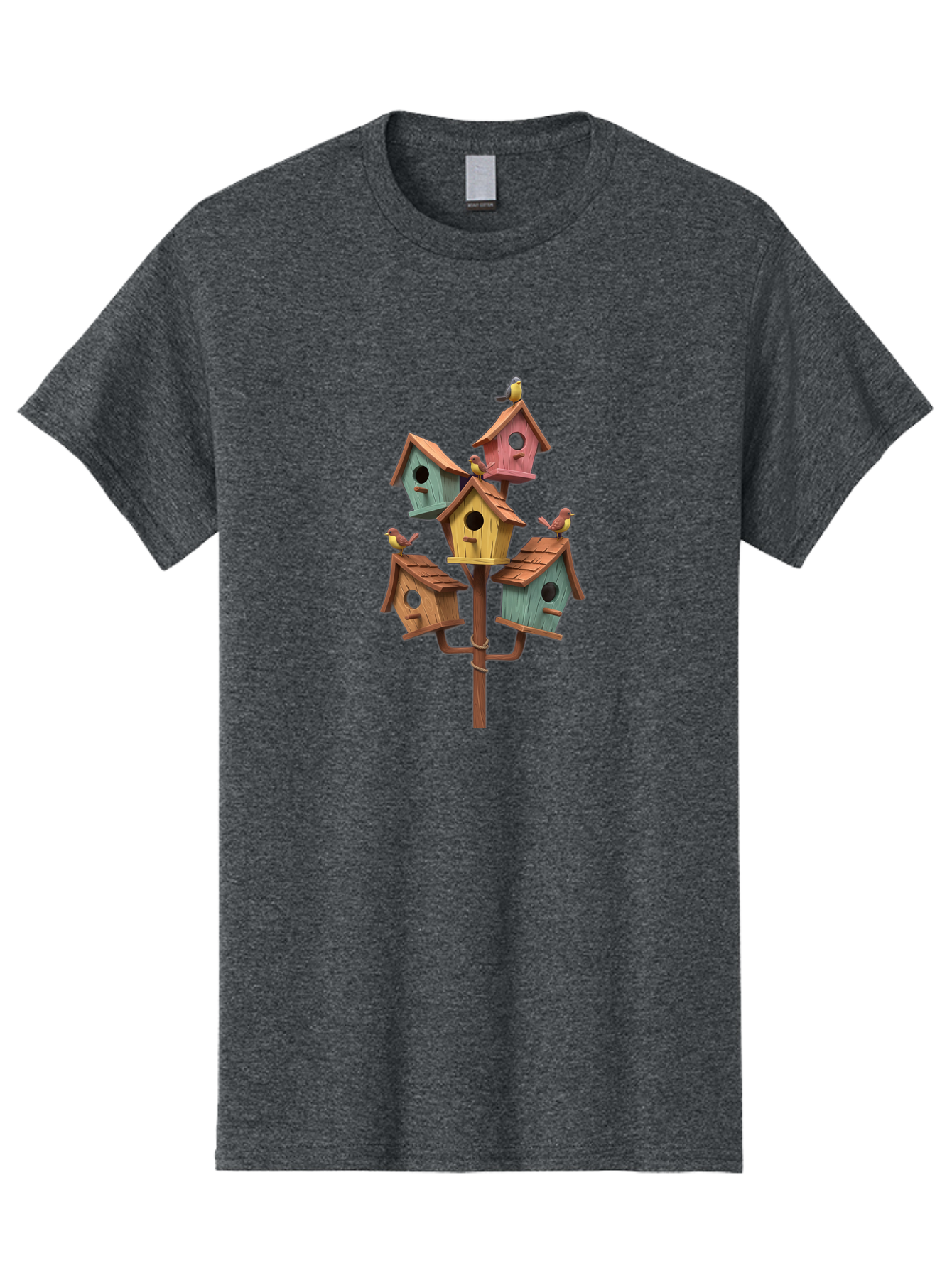 Birdhouses Men'S Graphic Tee, 100% Cotton, Comfortable Casual Summer Wear, Machine Washable, Vintage Camera, Old Camera, Antique Camera, Black Camera, Classic Photography, Photography Equipment, Nostalgic Device, Film Camera, Camera Art Bak054