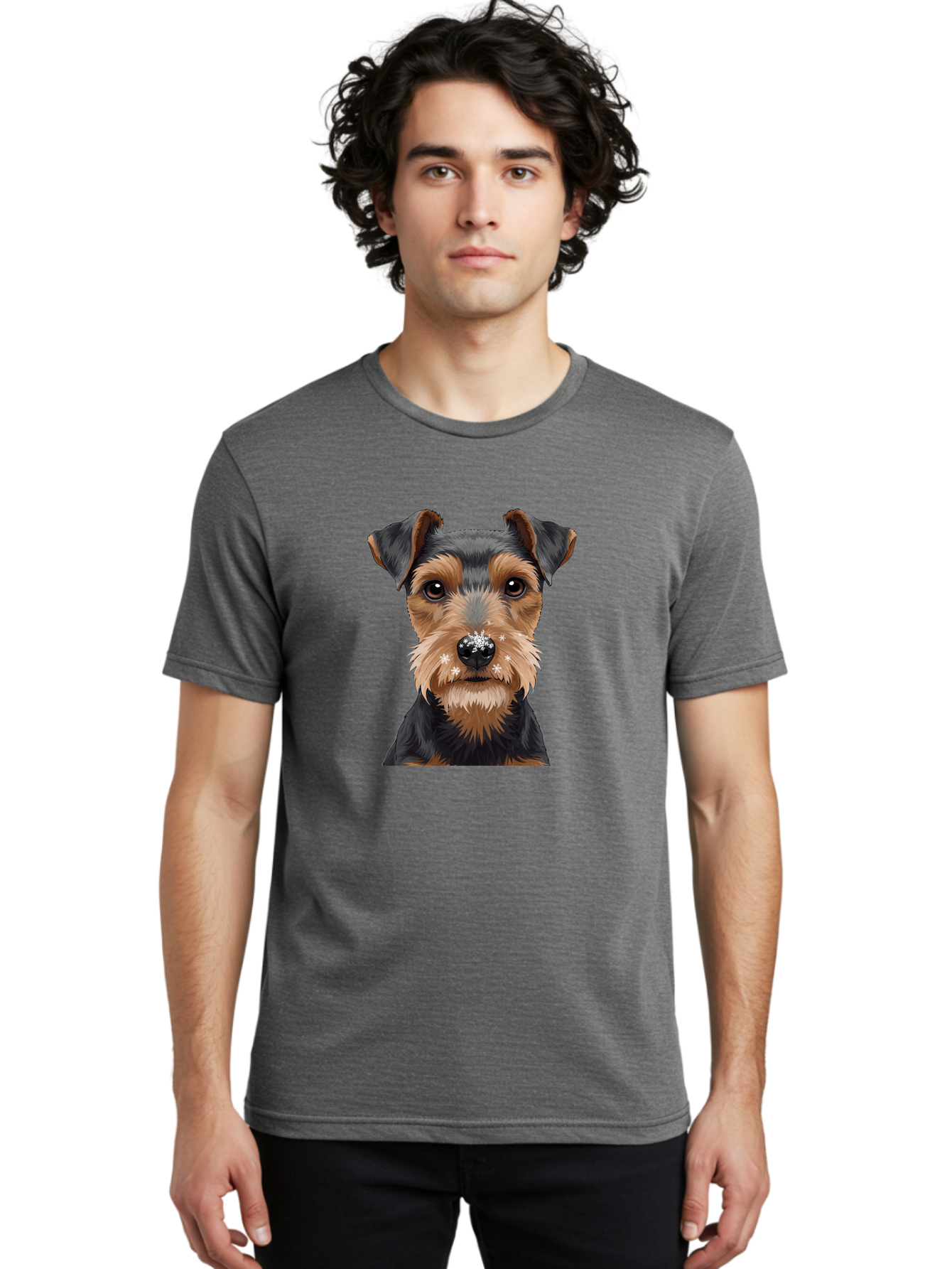 Black-And-Tan-Terrier Men'S Graphic Tee, 100% Cotton, Comfortable Casual Summer Wear, Machine Washable, Vintage Camera, Old Camera, Antique Camera, Black Camera, Classic Photography, Photography Equipment, Nostalgic Device, Film Camera, Bak055