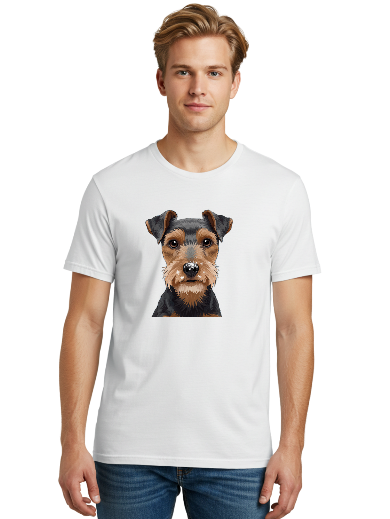 Black-And-Tan-Terrier Men'S Graphic Tee, 100% Cotton, Comfortable Casual Summer Wear, Machine Washable, Vintage Camera, Old Camera, Antique Camera, Black Camera, Classic Photography, Photography Equipment, Nostalgic Device, Film Camera, Bak055
