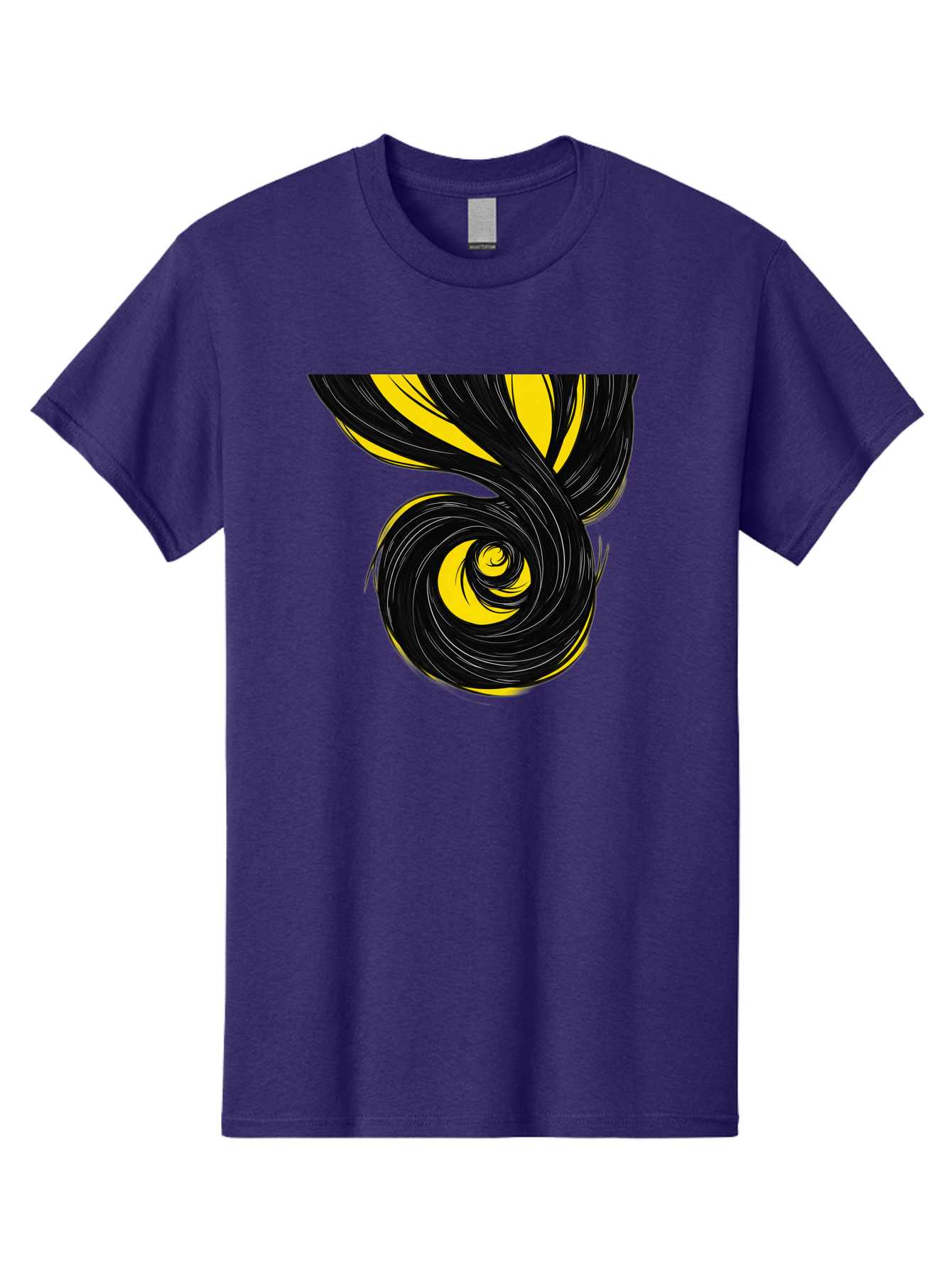 Black-And-Yellow-Swirl Men'S Graphic Tee, 100% Cotton, Comfortable Casual Summer Wear, Machine Washable, Vintage Camera, Old Camera, Antique Camera, Black Camera, Classic Photography, Photography Equipment, Nostalgic Device, Film Camera, Bak056