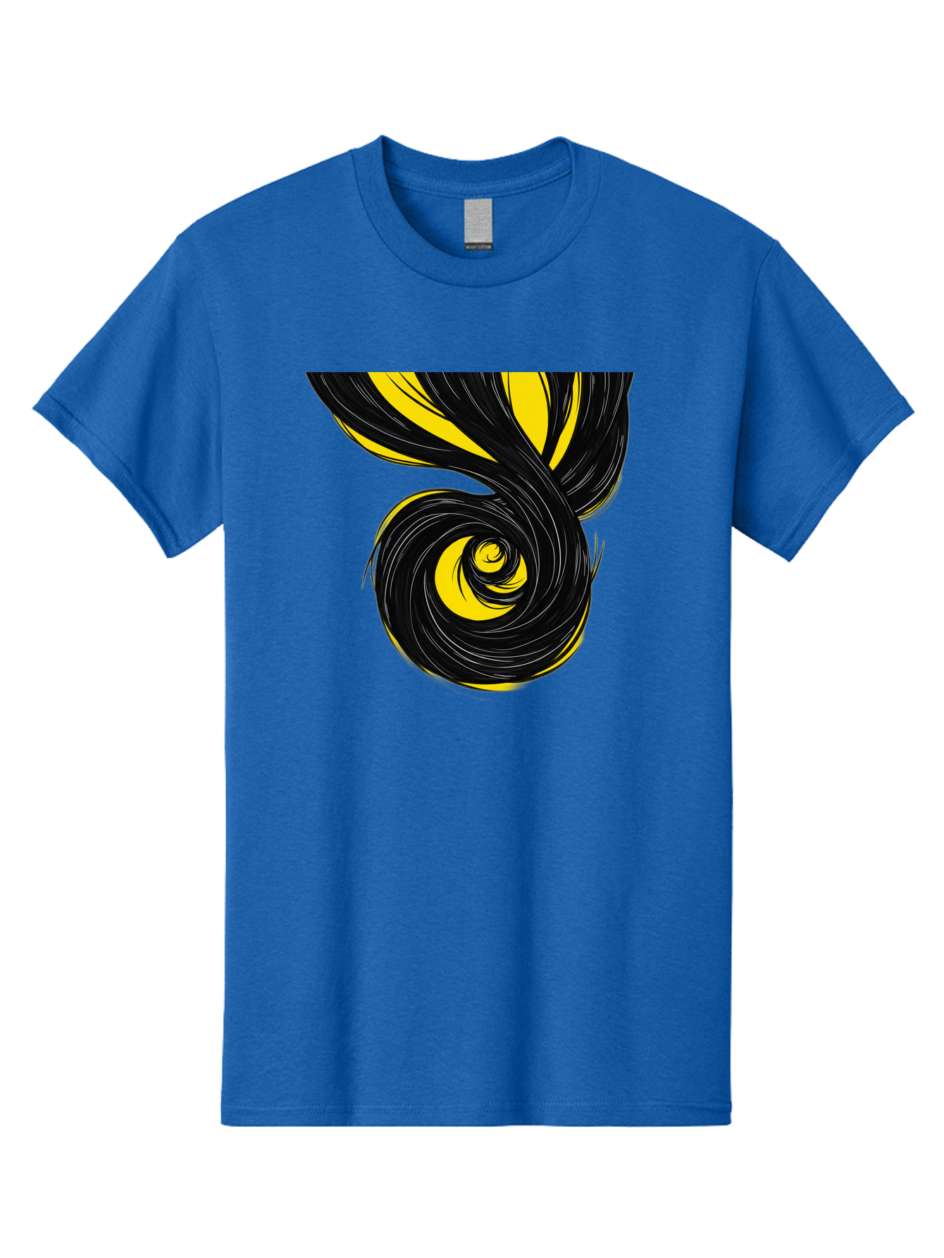 Black-And-Yellow-Swirl Men'S Graphic Tee, 100% Cotton, Comfortable Casual Summer Wear, Machine Washable, Vintage Camera, Old Camera, Antique Camera, Black Camera, Classic Photography, Photography Equipment, Nostalgic Device, Film Camera, Bak056