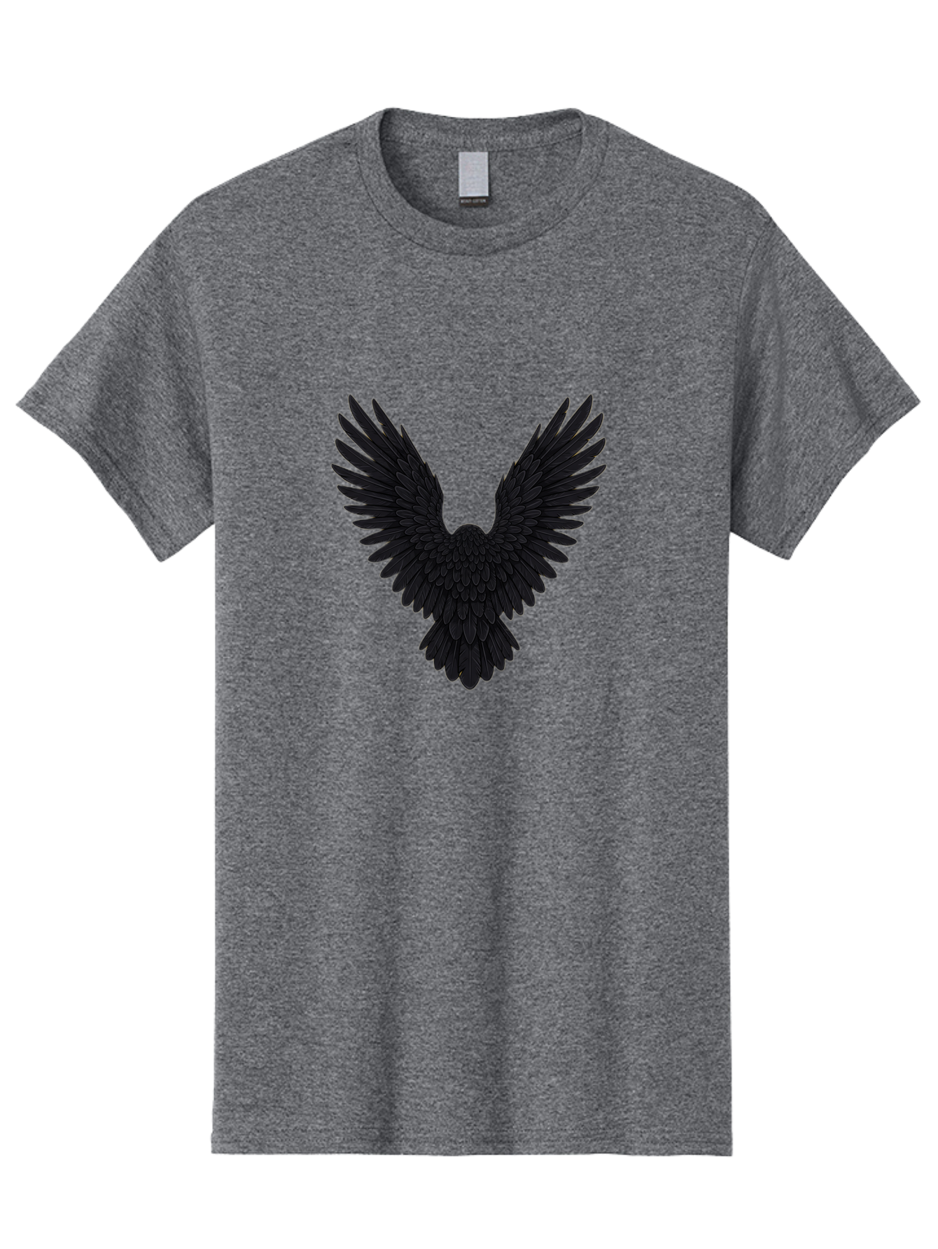 Black-Bird-Silhouette Men'S Graphic Tee, 100% Cotton, Comfortable Casual Summer Wear, Machine Washable, Vintage Camera, Old Camera, Antique Camera, Black Camera, Classic Photography, Photography Equipment, Nostalgic Device, Film Camera, Bak057