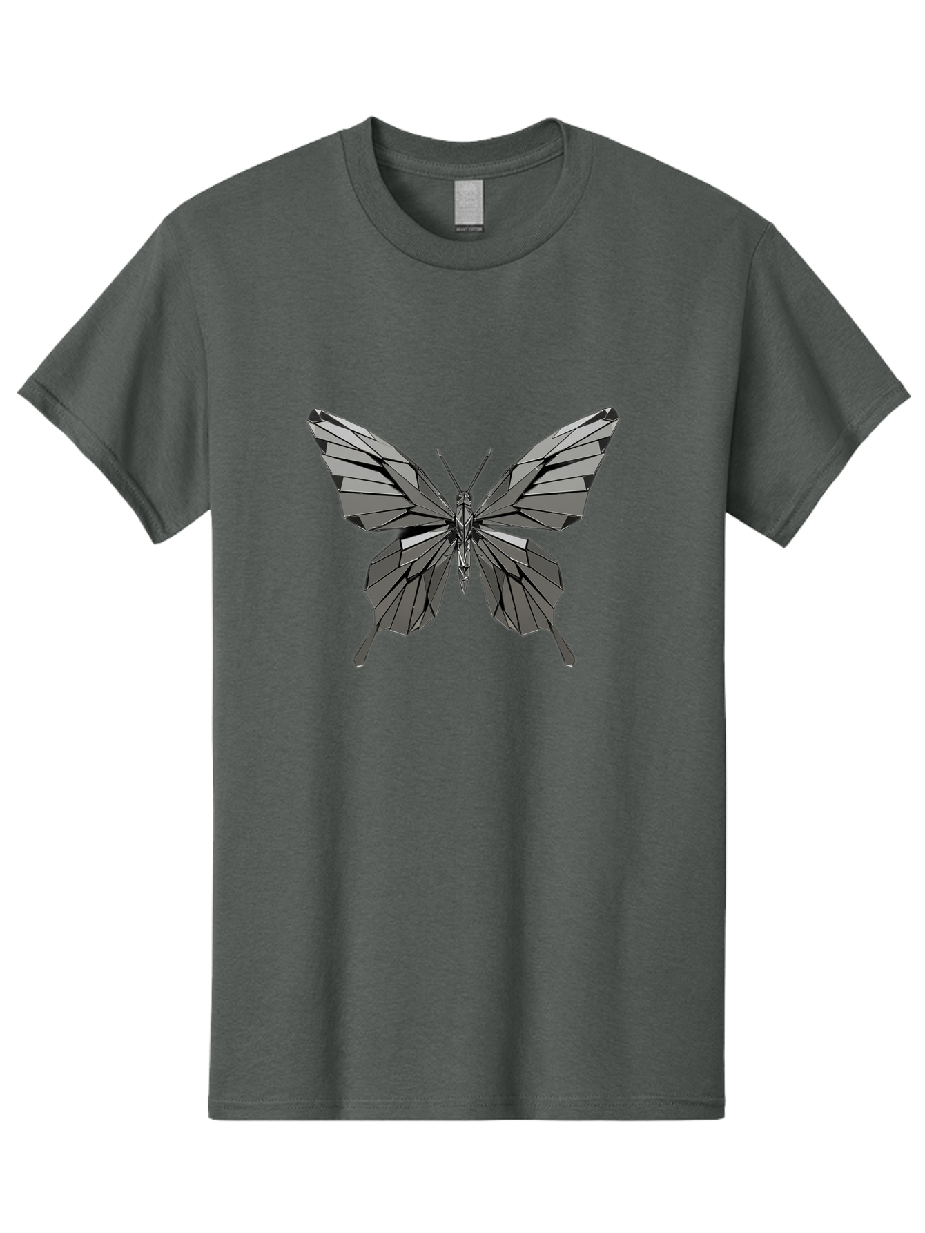 Black-Butterfly-1 Men'S Graphic Tee, 100% Cotton, Comfortable Casual Summer Wear, Machine Washable, Vintage Camera, Old Camera, Antique Camera, Black Camera, Classic Photography, Photography Equipment, Nostalgic Device, Film Camera, Camera Art Bak058