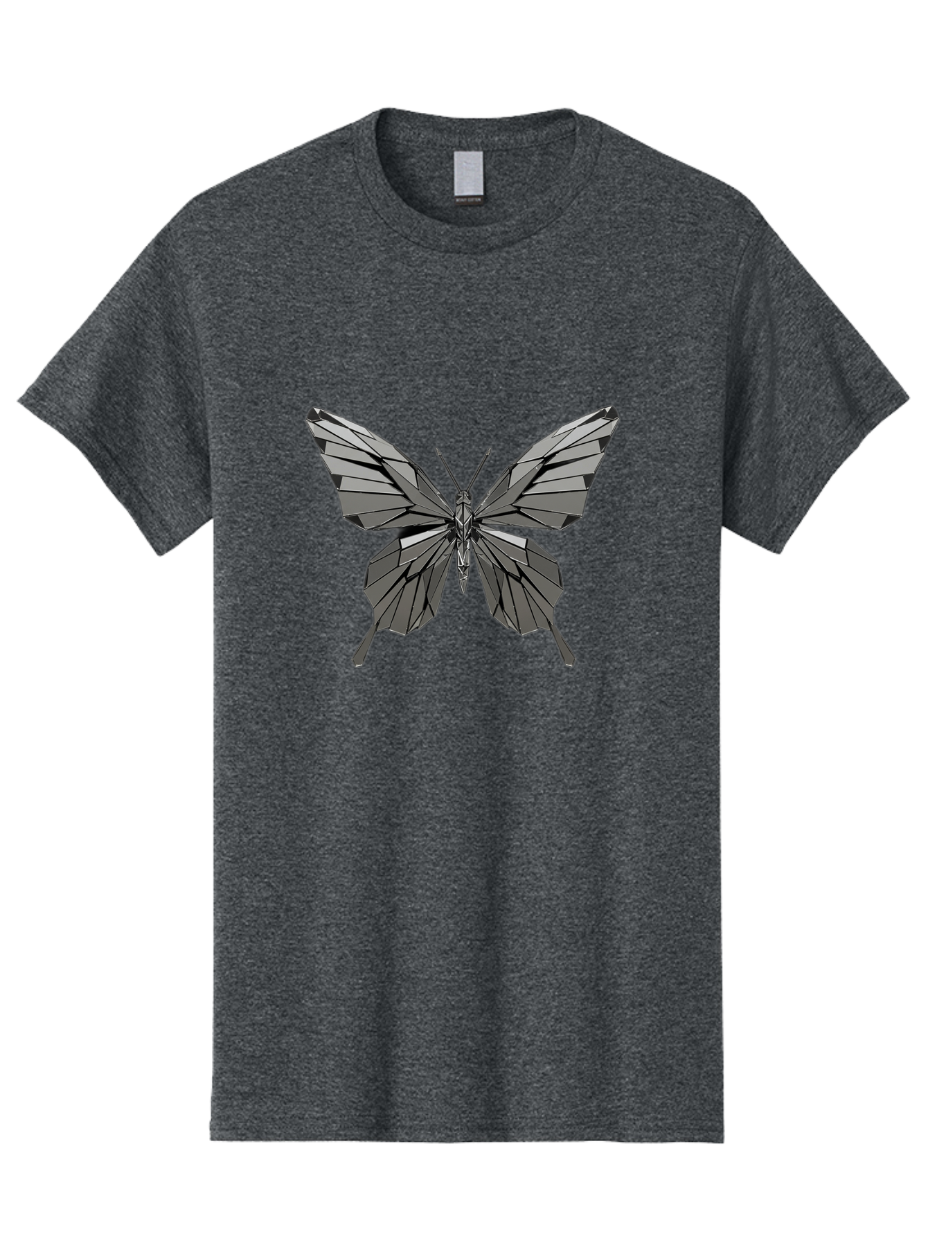 Black-Butterfly-1 Men'S Graphic Tee, 100% Cotton, Comfortable Casual Summer Wear, Machine Washable, Vintage Camera, Old Camera, Antique Camera, Black Camera, Classic Photography, Photography Equipment, Nostalgic Device, Film Camera, Camera Art Bak058