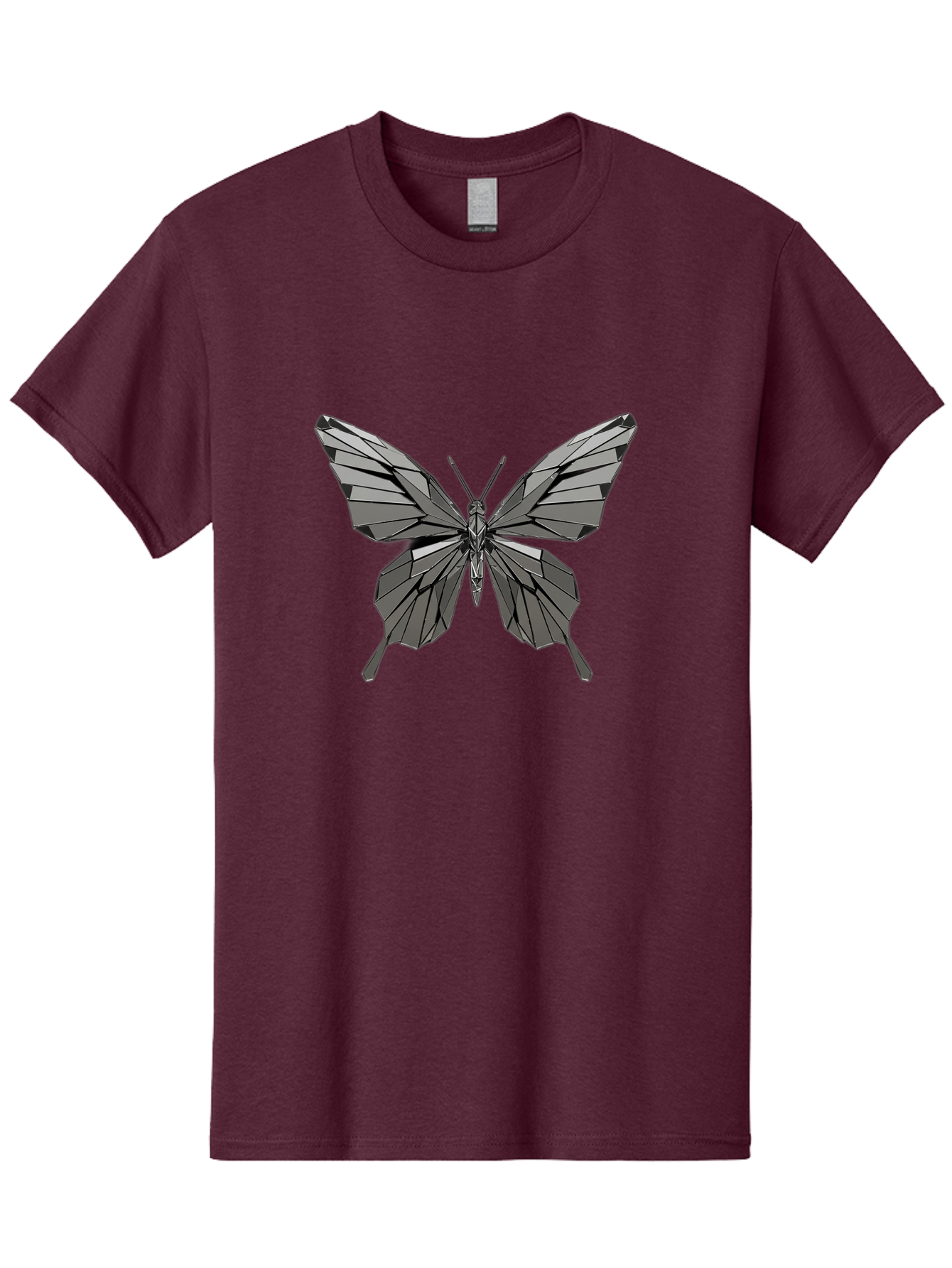 Black-Butterfly-1 Men'S Graphic Tee, 100% Cotton, Comfortable Casual Summer Wear, Machine Washable, Vintage Camera, Old Camera, Antique Camera, Black Camera, Classic Photography, Photography Equipment, Nostalgic Device, Film Camera, Camera Art Bak058