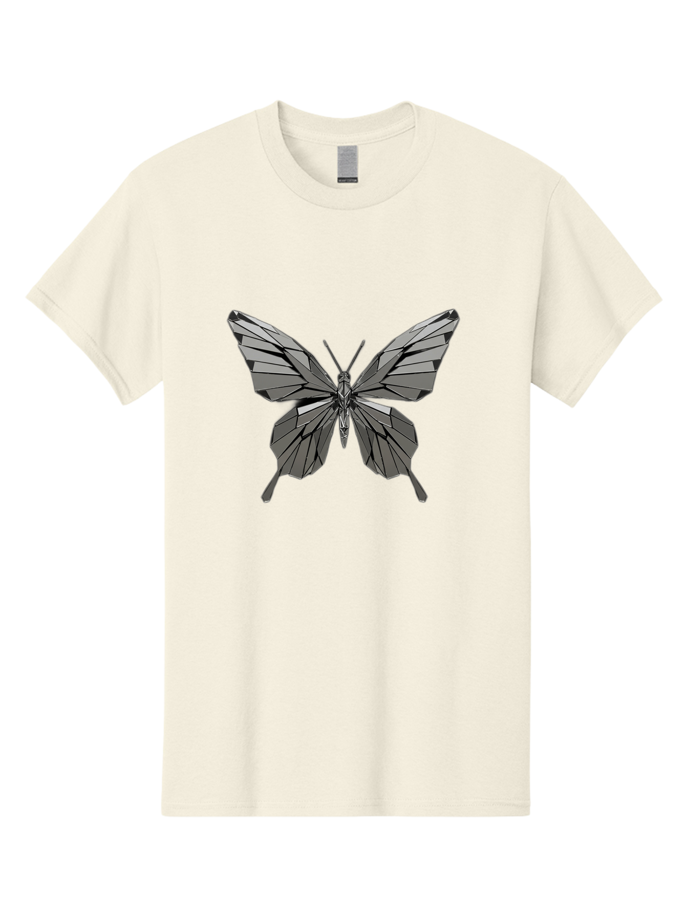 Black-Butterfly-1 Men'S Graphic Tee, 100% Cotton, Comfortable Casual Summer Wear, Machine Washable, Vintage Camera, Old Camera, Antique Camera, Black Camera, Classic Photography, Photography Equipment, Nostalgic Device, Film Camera, Camera Art Bak058