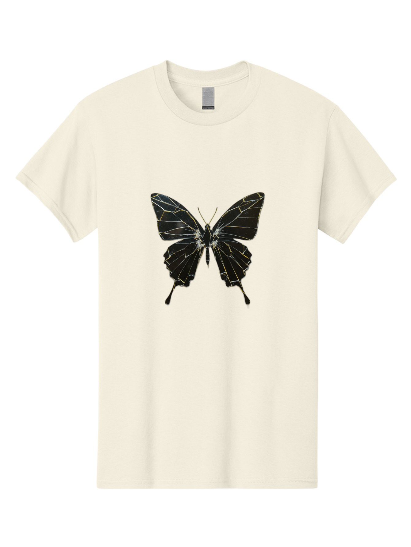 Black-Butterfly Men'S Graphic Tee, 100% Cotton, Comfortable Casual Summer Wear, Machine Washable, Vintage Camera, Old Camera, Antique Camera, Black Camera, Classic Photography, Photography Equipment, Nostalgic Device, Film Camera, Camera Art Bak060