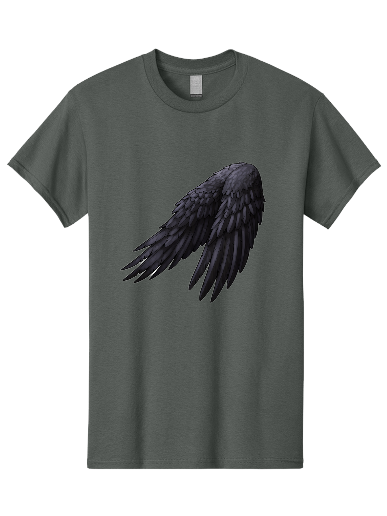 Black-Feathered-Wing Men'S Graphic Tee, 100% Cotton, Comfortable Casual Summer Wear, Machine Washable, Vintage Camera, Old Camera, Antique Camera, Black Camera, Classic Photography, Photography Equipment, Nostalgic Device, Film Camera, Bak066