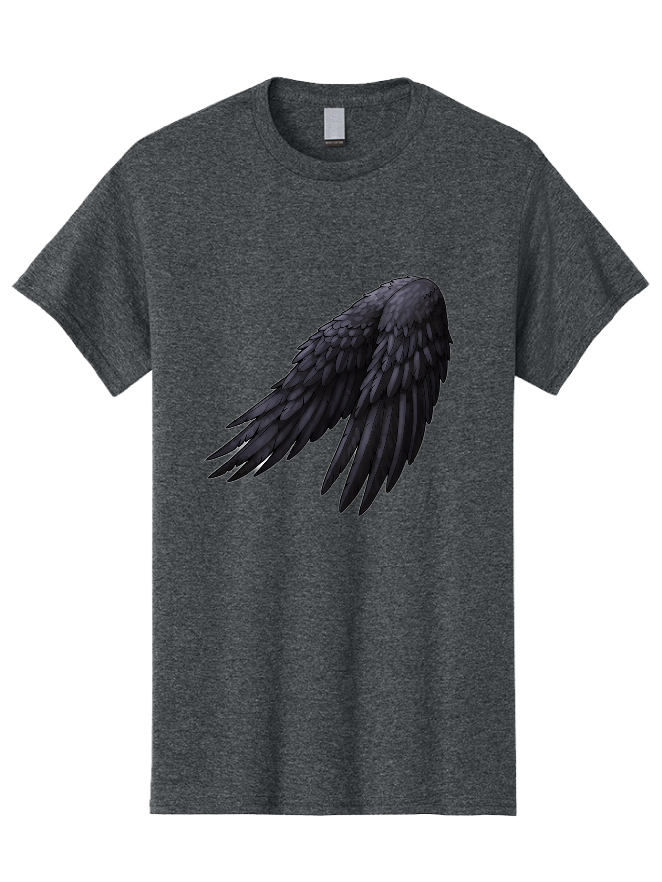 Black-Feathered-Wing Men'S Graphic Tee, 100% Cotton, Comfortable Casual Summer Wear, Machine Washable, Vintage Camera, Old Camera, Antique Camera, Black Camera, Classic Photography, Photography Equipment, Nostalgic Device, Film Camera, Bak066