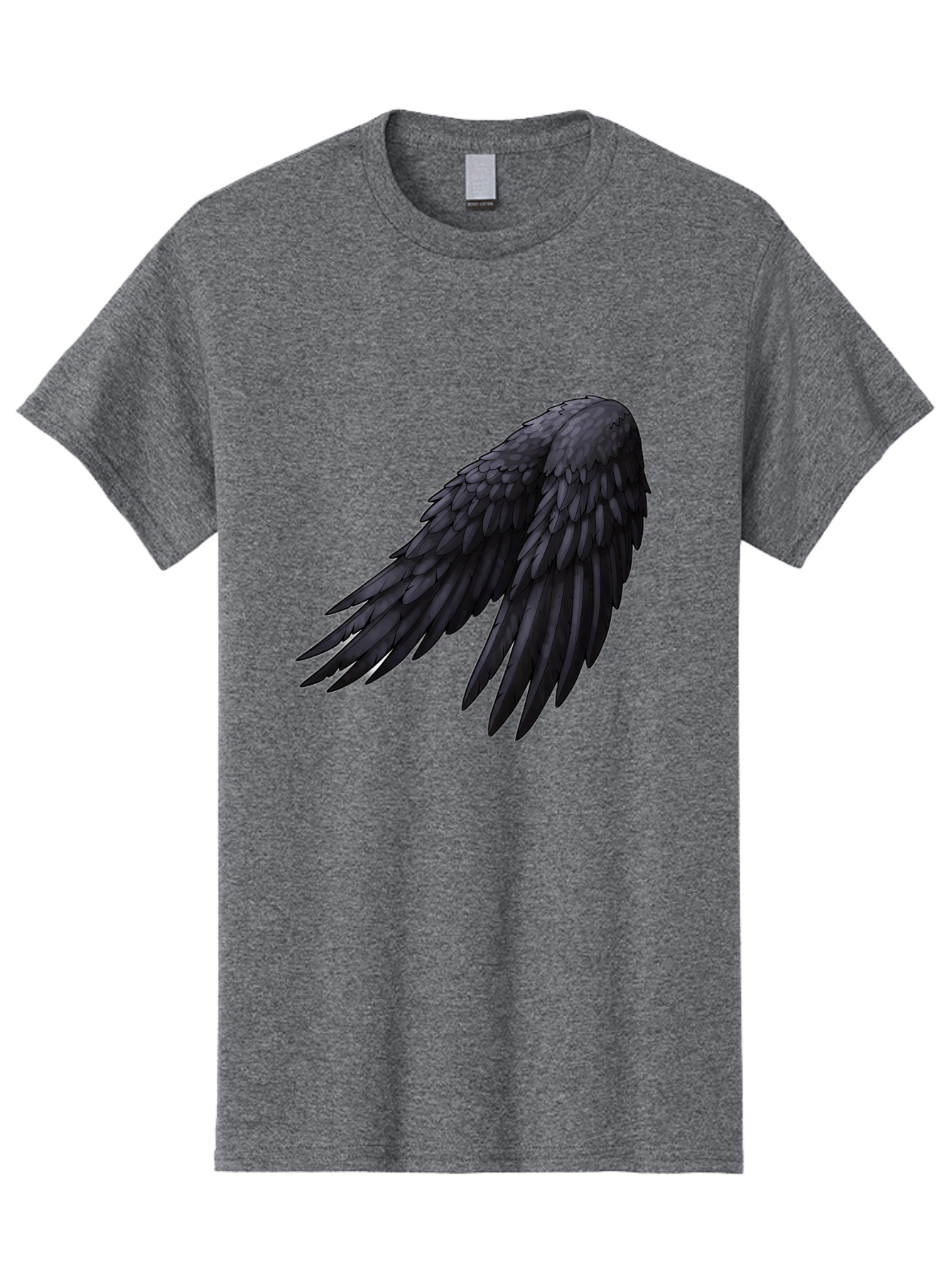 Black-Feathered-Wing Men'S Graphic Tee, 100% Cotton, Comfortable Casual Summer Wear, Machine Washable, Vintage Camera, Old Camera, Antique Camera, Black Camera, Classic Photography, Photography Equipment, Nostalgic Device, Film Camera, Bak066