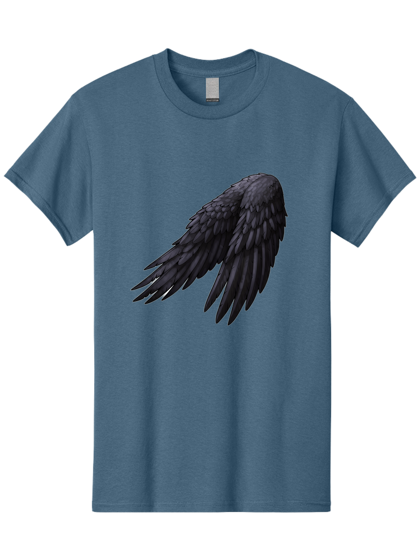 Black-Feathered-Wing Men'S Graphic Tee, 100% Cotton, Comfortable Casual Summer Wear, Machine Washable, Vintage Camera, Old Camera, Antique Camera, Black Camera, Classic Photography, Photography Equipment, Nostalgic Device, Film Camera, Bak066