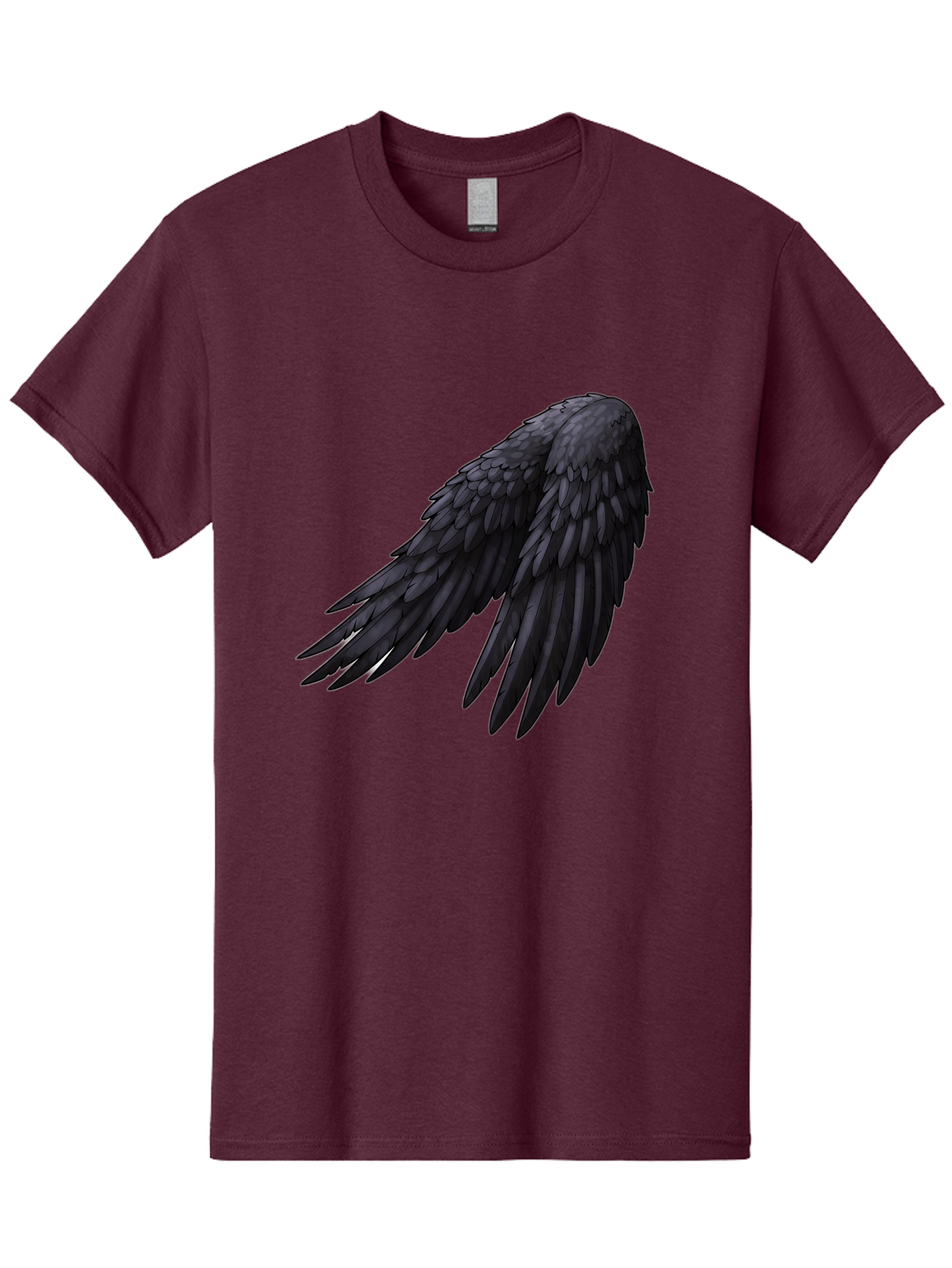 Black-Feathered-Wing Men'S Graphic Tee, 100% Cotton, Comfortable Casual Summer Wear, Machine Washable, Vintage Camera, Old Camera, Antique Camera, Black Camera, Classic Photography, Photography Equipment, Nostalgic Device, Film Camera, Bak066