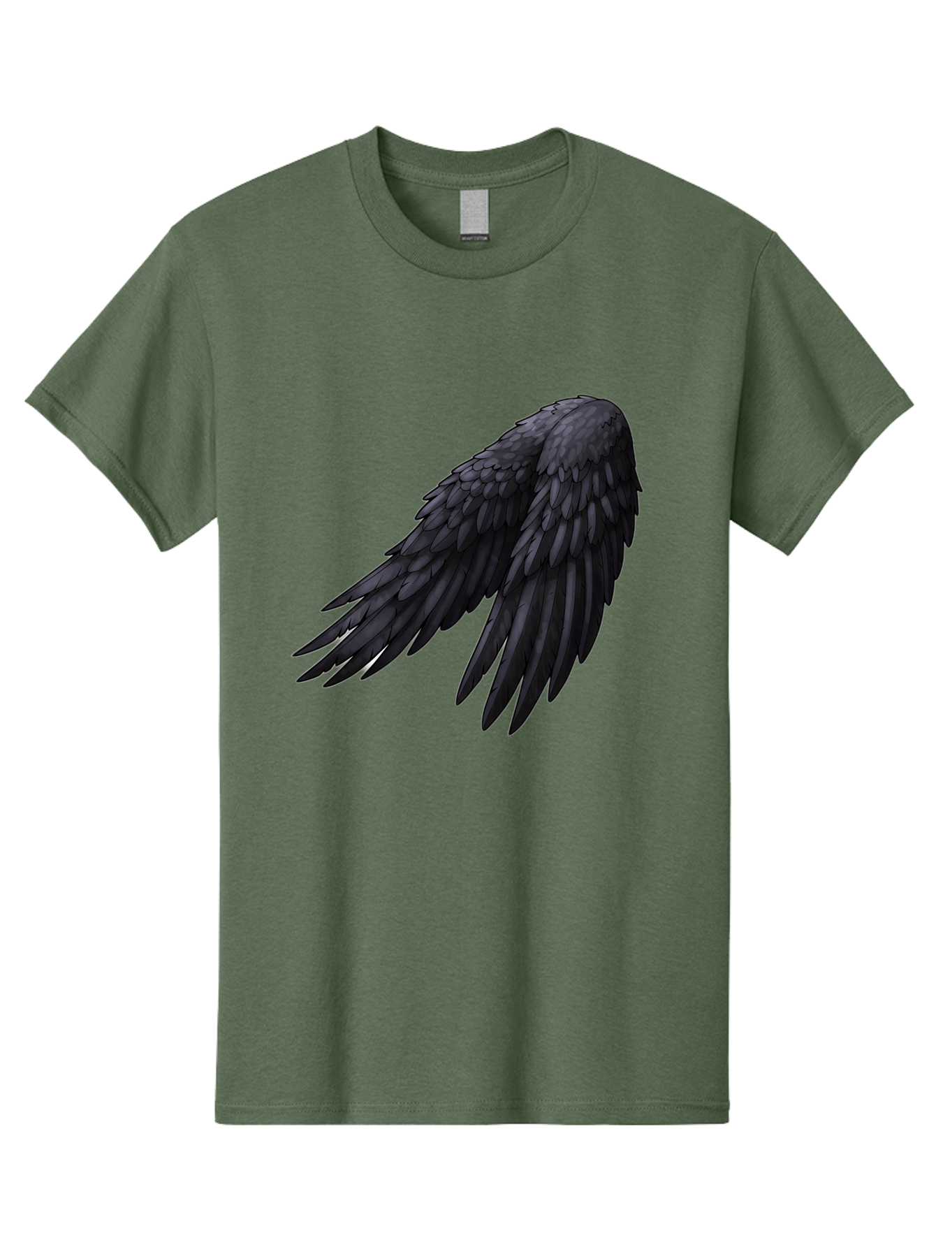 Black-Feathered-Wing Men'S Graphic Tee, 100% Cotton, Comfortable Casual Summer Wear, Machine Washable, Vintage Camera, Old Camera, Antique Camera, Black Camera, Classic Photography, Photography Equipment, Nostalgic Device, Film Camera, Bak066