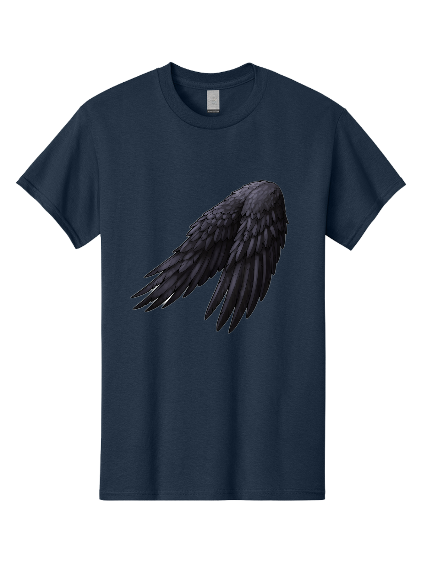 Black-Feathered-Wing Men'S Graphic Tee, 100% Cotton, Comfortable Casual Summer Wear, Machine Washable, Vintage Camera, Old Camera, Antique Camera, Black Camera, Classic Photography, Photography Equipment, Nostalgic Device, Film Camera, Bak066