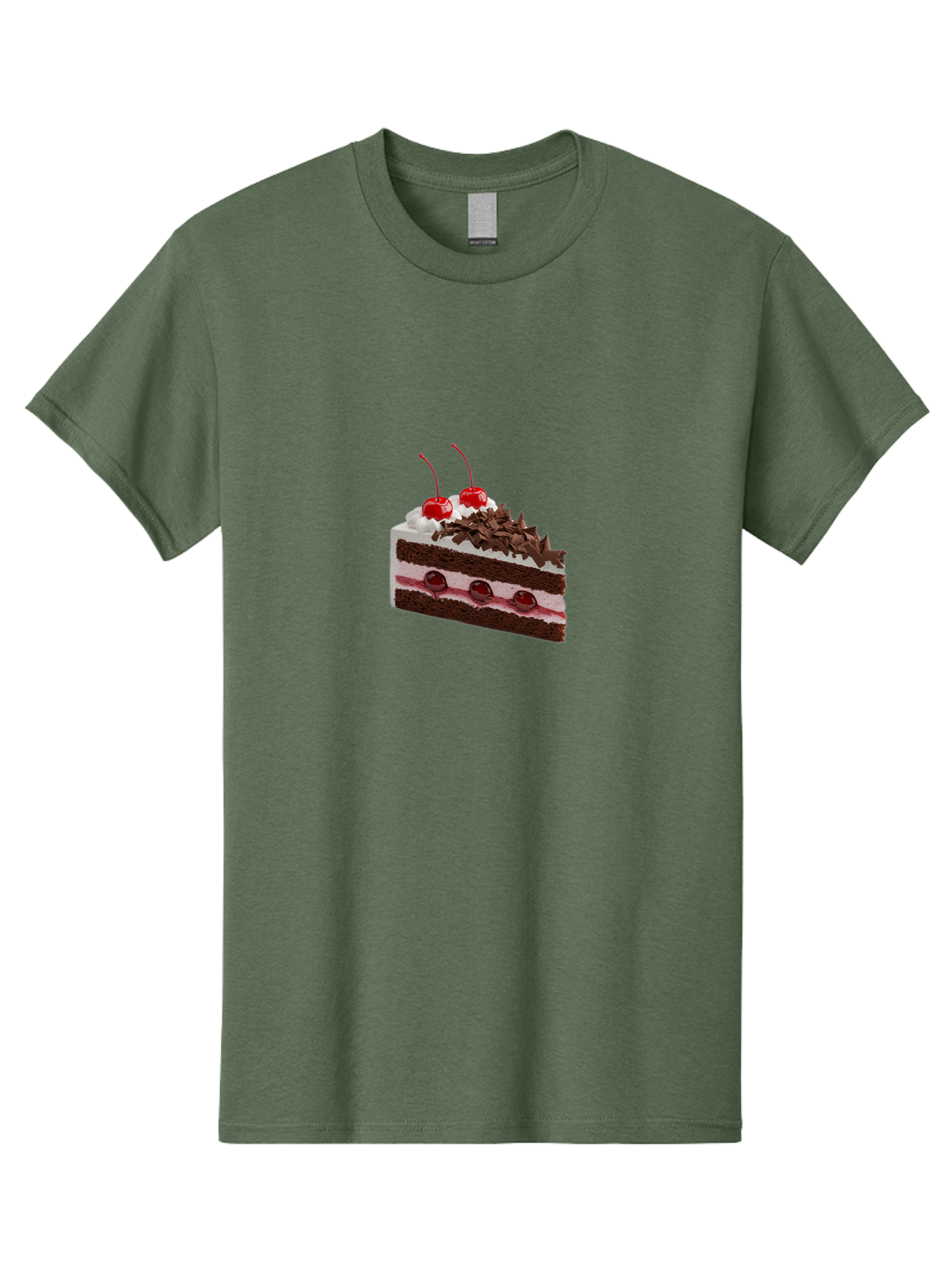 Black-Forest-Cake-1 Men'S Graphic Tee, 100% Cotton, Comfortable Casual Summer Wear, Machine Washable, Vintage Camera, Old Camera, Antique Camera, Black Camera, Classic Photography, Photography Equipment, Nostalgic Device, Film Camera, Bak068