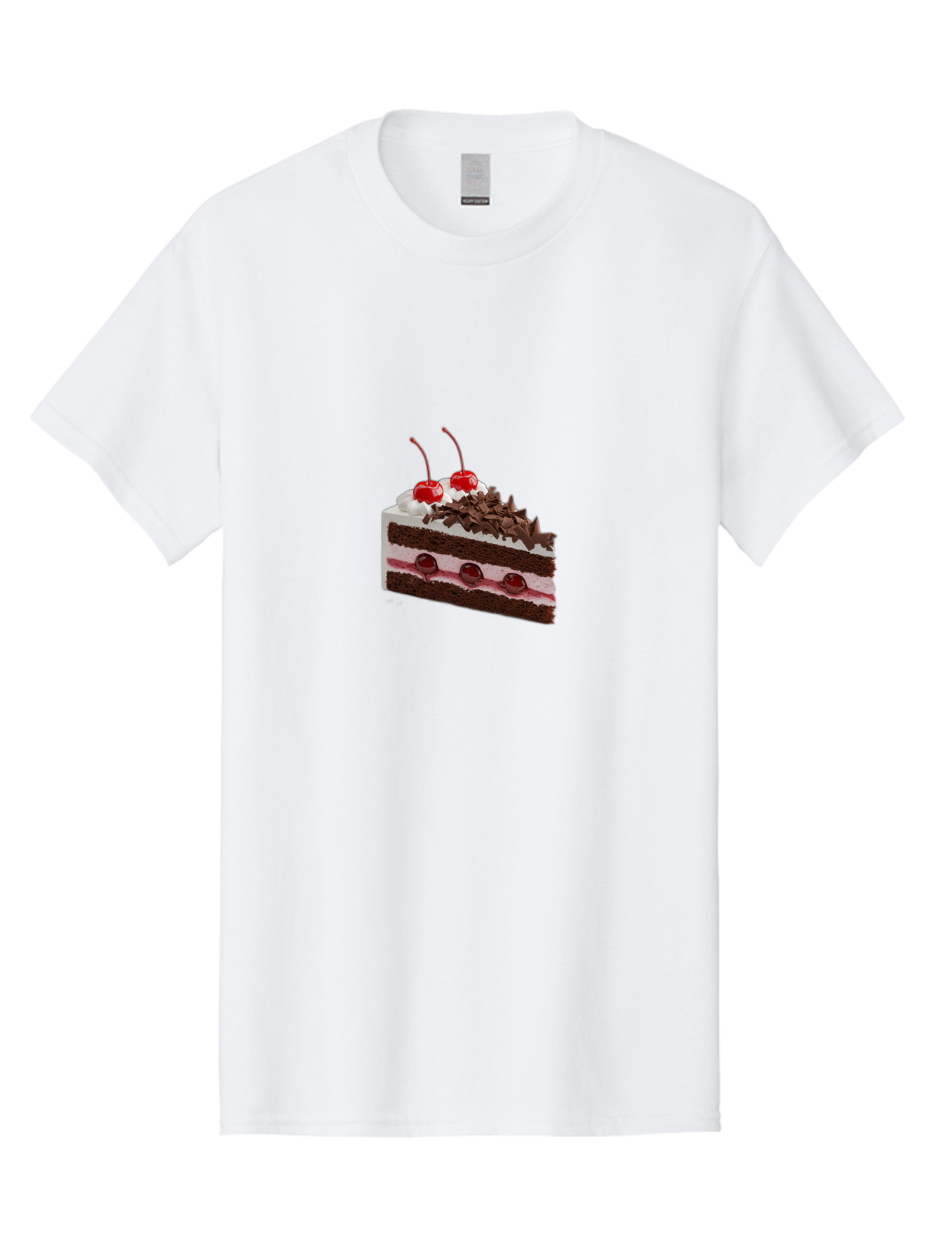 Black-Forest-Cake-1 Men'S Graphic Tee, 100% Cotton, Comfortable Casual Summer Wear, Machine Washable, Vintage Camera, Old Camera, Antique Camera, Black Camera, Classic Photography, Photography Equipment, Nostalgic Device, Film Camera, Bak068