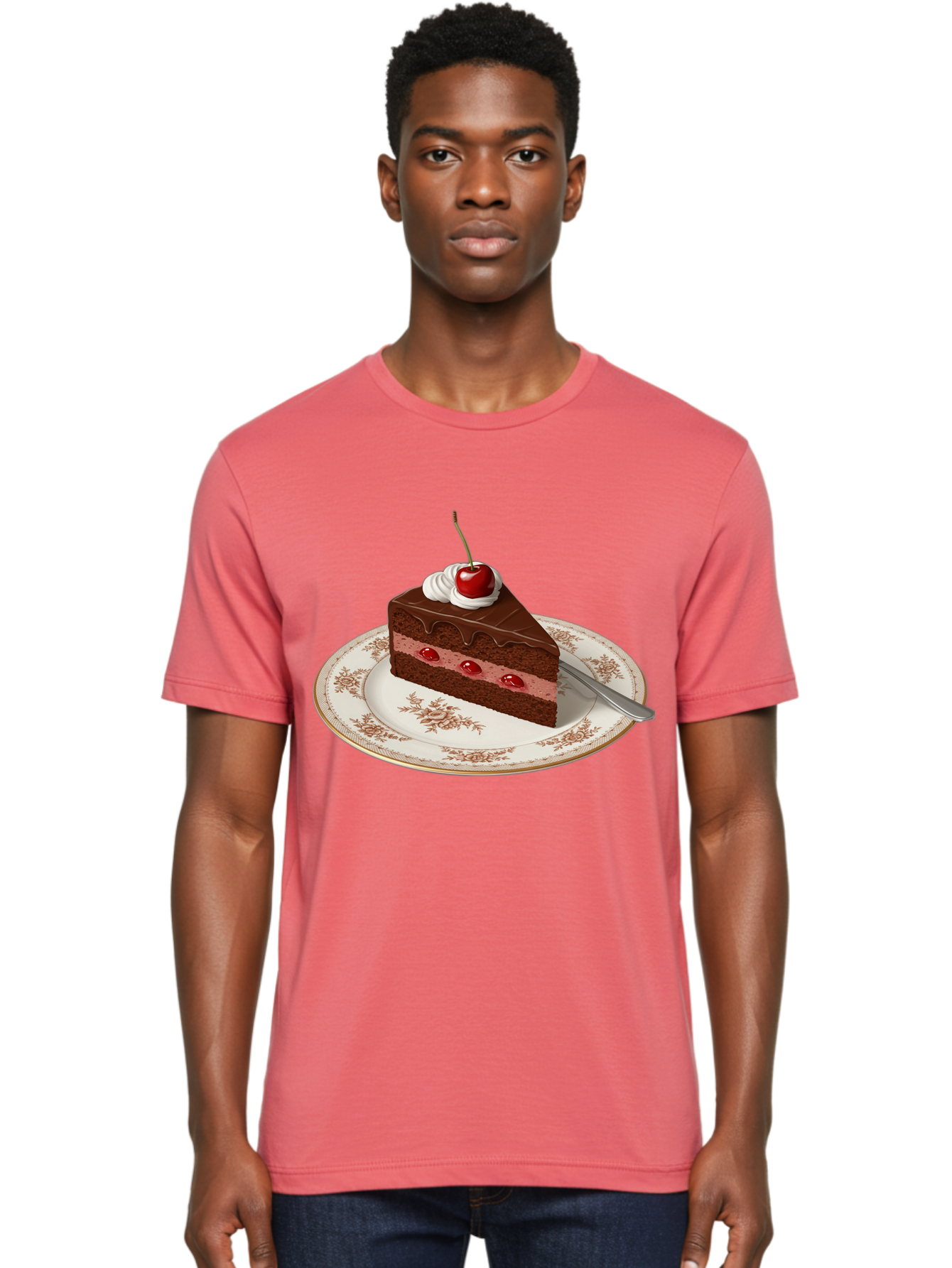 Black-Forest-Cake Men'S Graphic Tee, 100% Cotton, Comfortable Casual Summer Wear, Machine Washable, Vintage Camera, Old Camera, Antique Camera, Black Camera, Classic Photography, Photography Equipment, Nostalgic Device, Film Camera, Camera Art Bak069