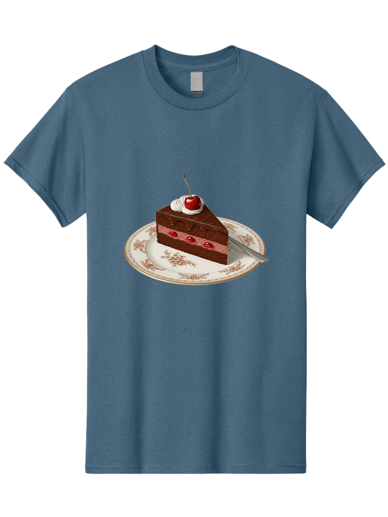 Black-Forest-Cake Men'S Graphic Tee, 100% Cotton, Comfortable Casual Summer Wear, Machine Washable, Vintage Camera, Old Camera, Antique Camera, Black Camera, Classic Photography, Photography Equipment, Nostalgic Device, Film Camera, Camera Art Bak069