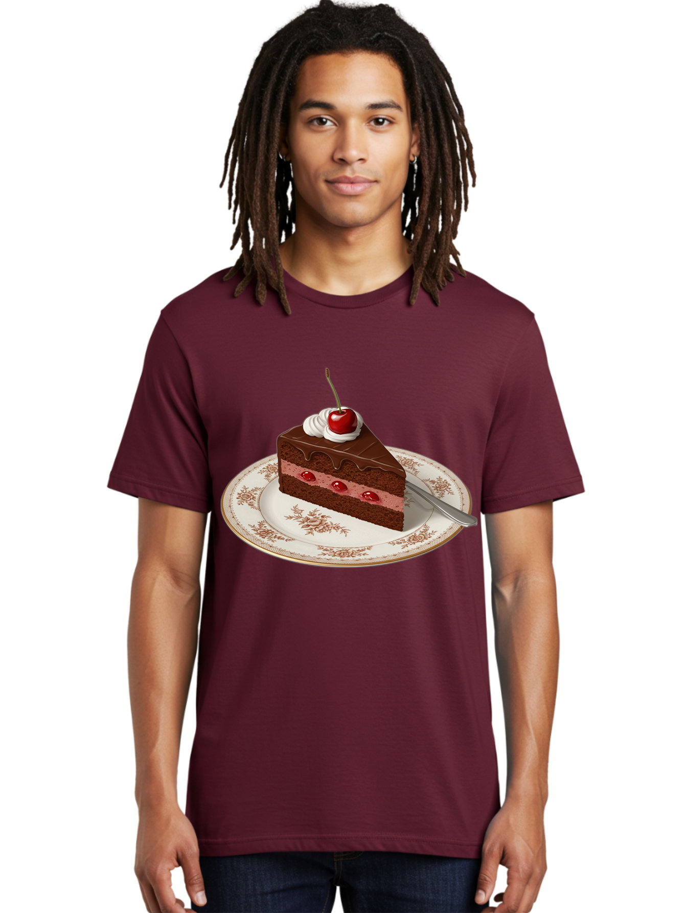 Black-Forest-Cake Men'S Graphic Tee, 100% Cotton, Comfortable Casual Summer Wear, Machine Washable, Vintage Camera, Old Camera, Antique Camera, Black Camera, Classic Photography, Photography Equipment, Nostalgic Device, Film Camera, Camera Art Bak069