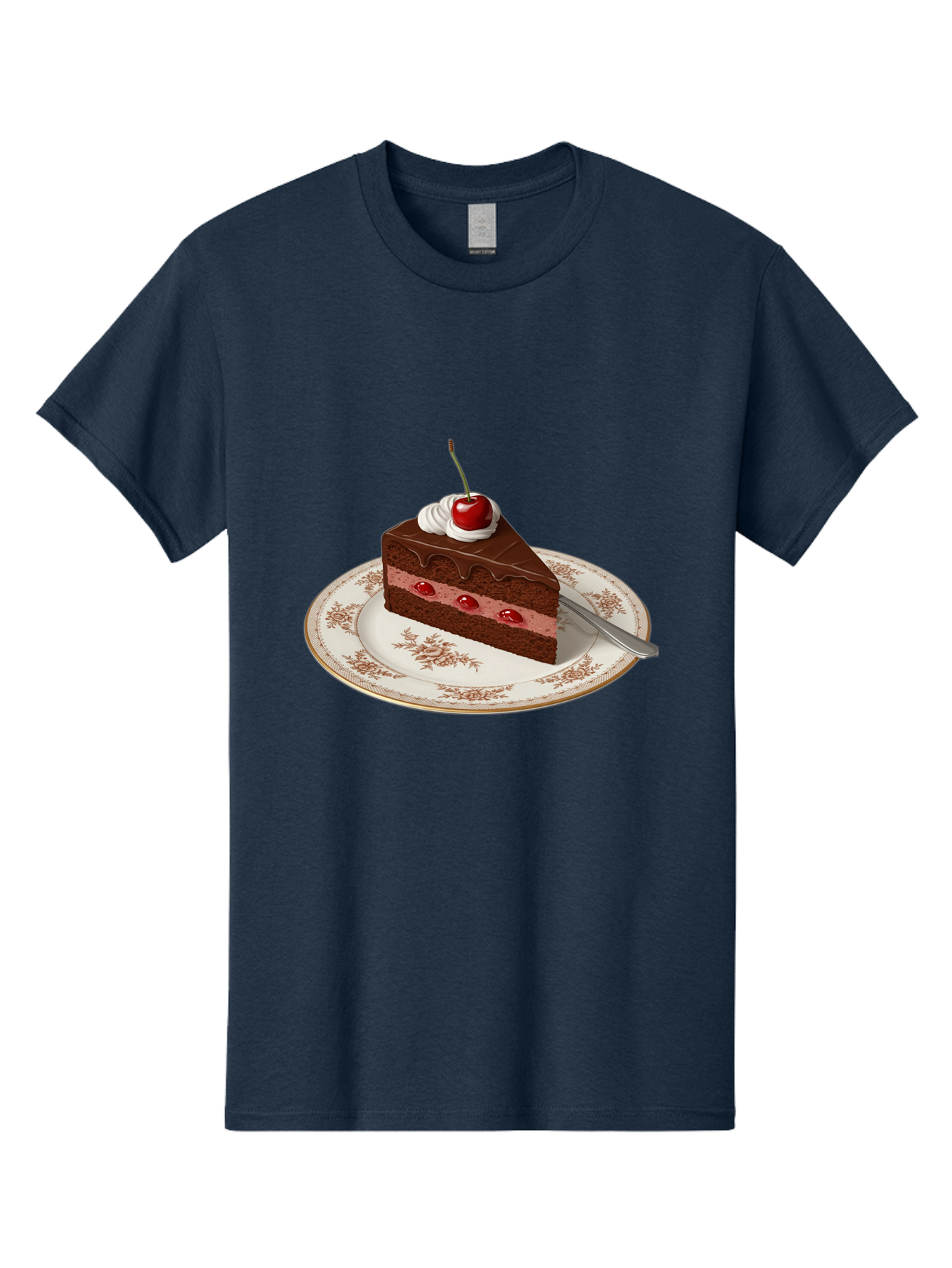 Black-Forest-Cake Men'S Graphic Tee, 100% Cotton, Comfortable Casual Summer Wear, Machine Washable, Vintage Camera, Old Camera, Antique Camera, Black Camera, Classic Photography, Photography Equipment, Nostalgic Device, Film Camera, Camera Art Bak069