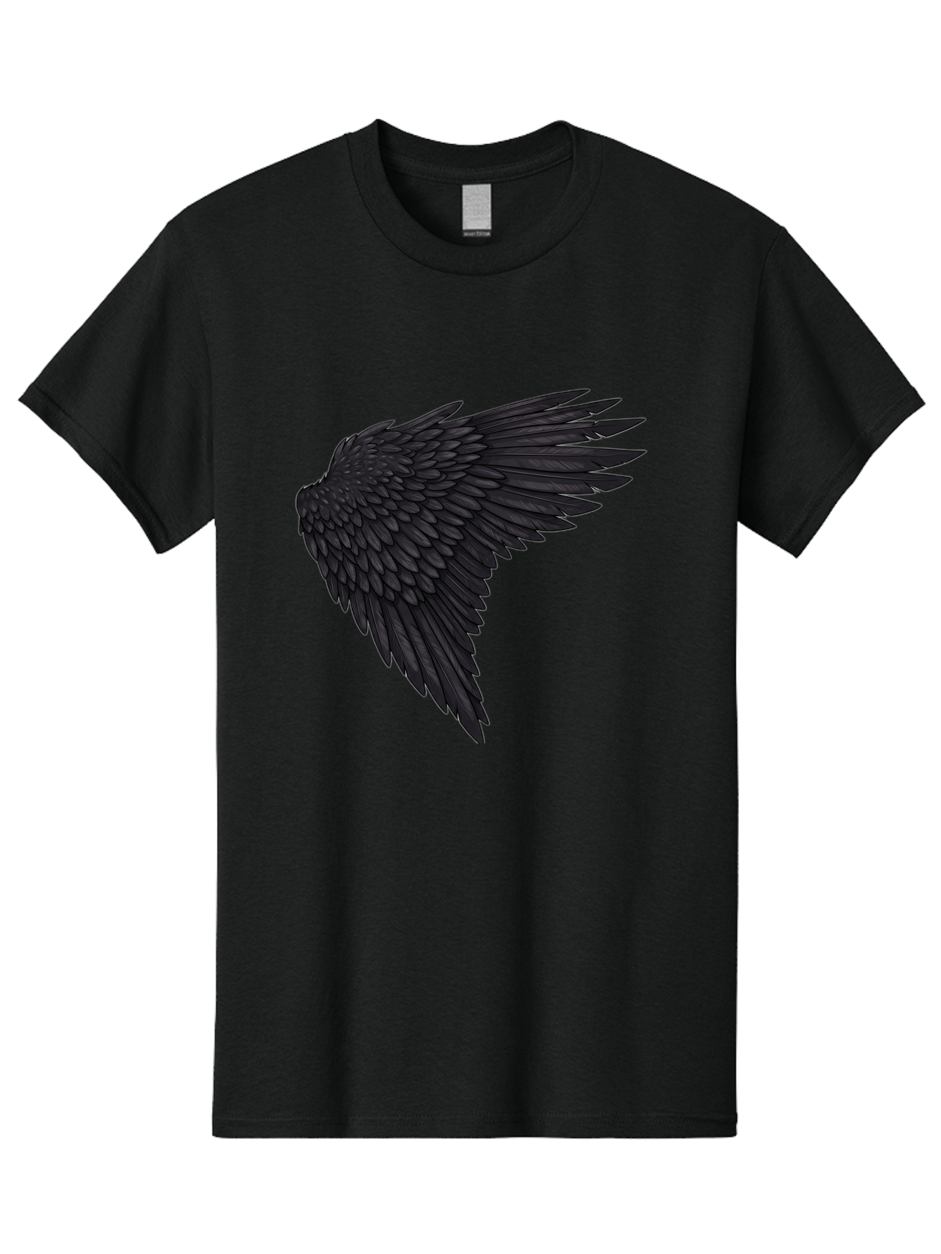 Black-Wing-1 Men'S Graphic Tee, 100% Cotton, Comfortable Casual Summer Wear, Machine Washable, Vintage Camera, Old Camera, Antique Camera, Black Camera, Classic Photography, Photography Equipment, Nostalgic Device, Film Camera, Camera Art Bak070