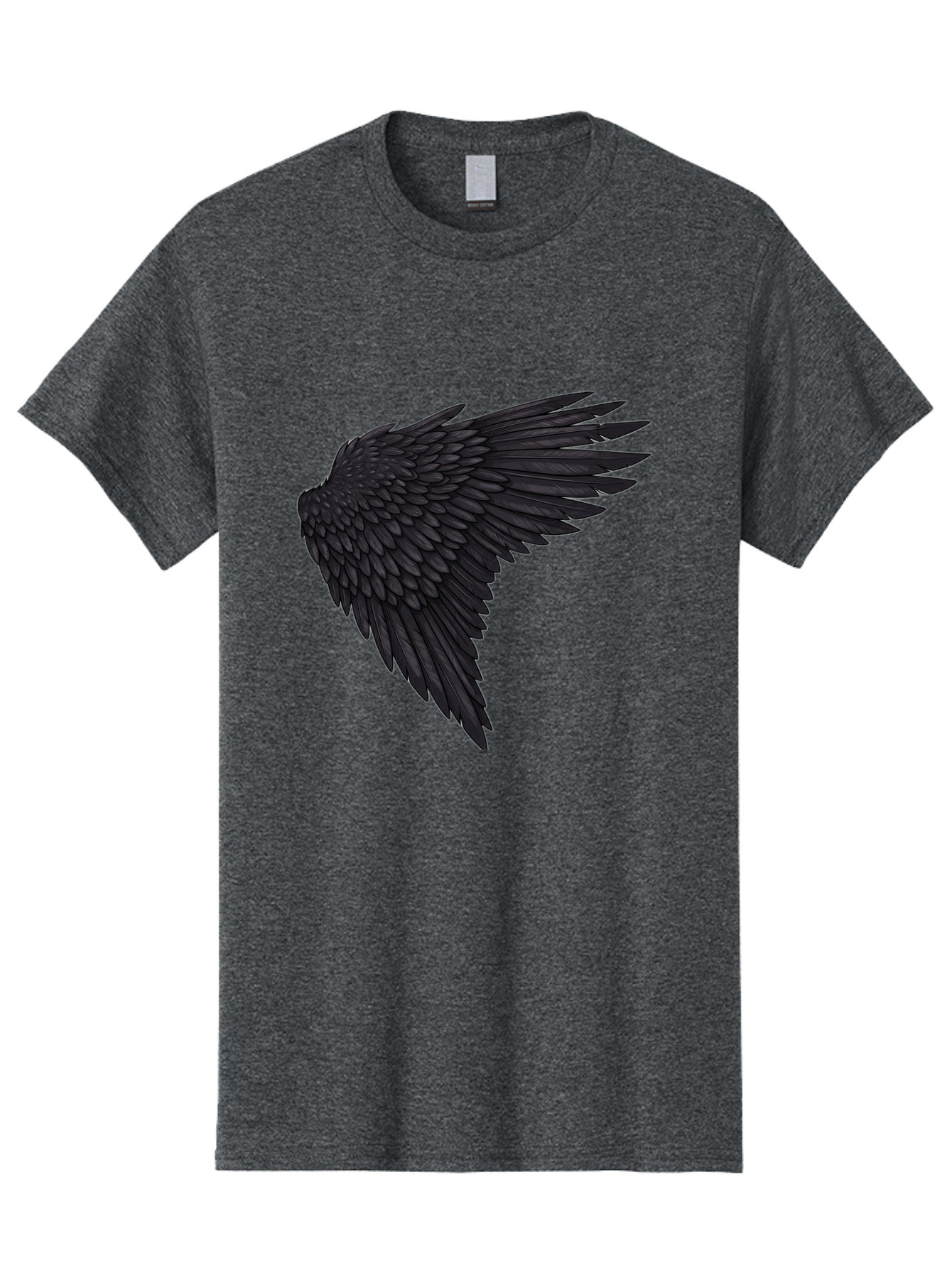 Black-Wing-1 Men'S Graphic Tee, 100% Cotton, Comfortable Casual Summer Wear, Machine Washable, Vintage Camera, Old Camera, Antique Camera, Black Camera, Classic Photography, Photography Equipment, Nostalgic Device, Film Camera, Camera Art Bak070