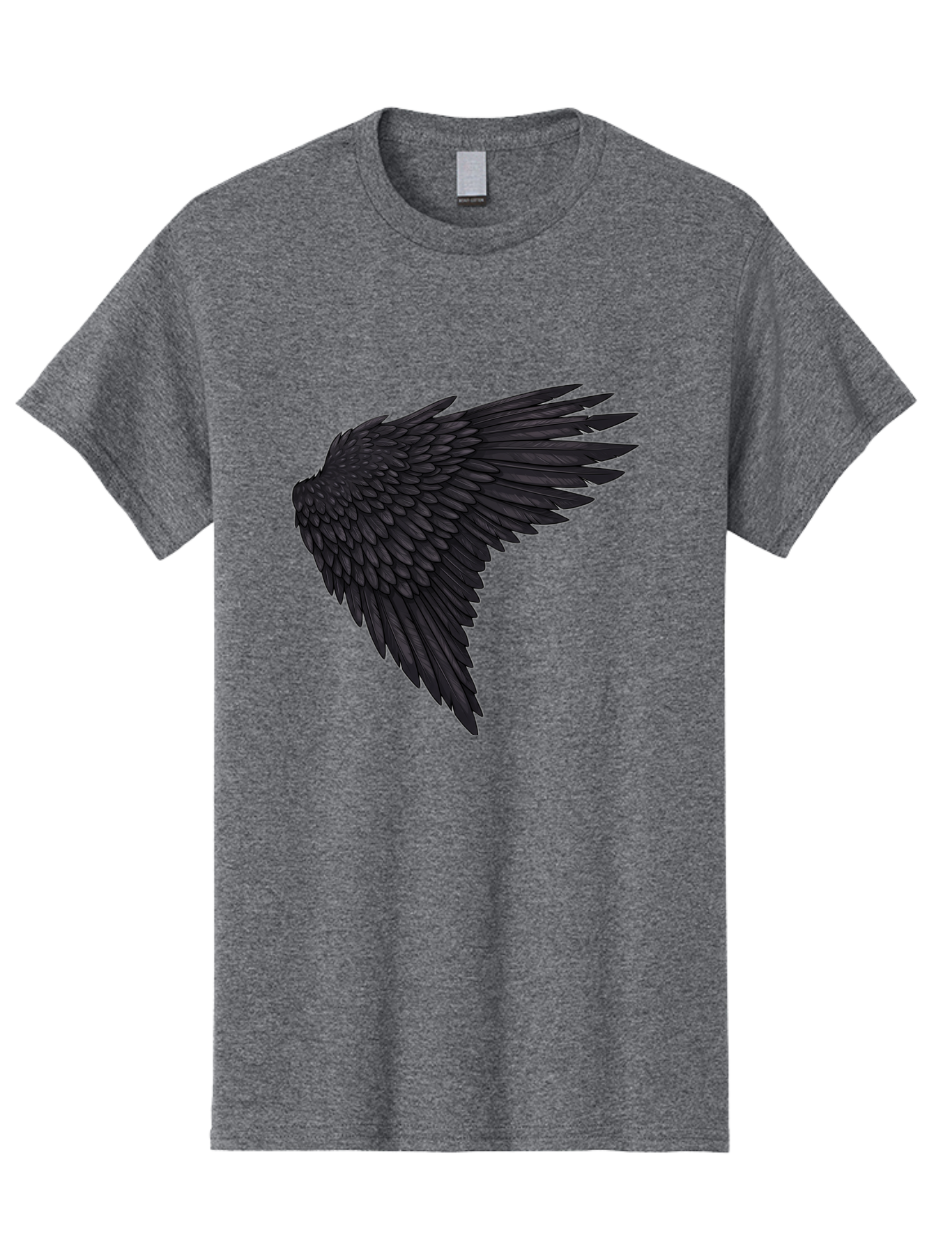 Black-Wing-1 Men'S Graphic Tee, 100% Cotton, Comfortable Casual Summer Wear, Machine Washable, Vintage Camera, Old Camera, Antique Camera, Black Camera, Classic Photography, Photography Equipment, Nostalgic Device, Film Camera, Camera Art Bak070