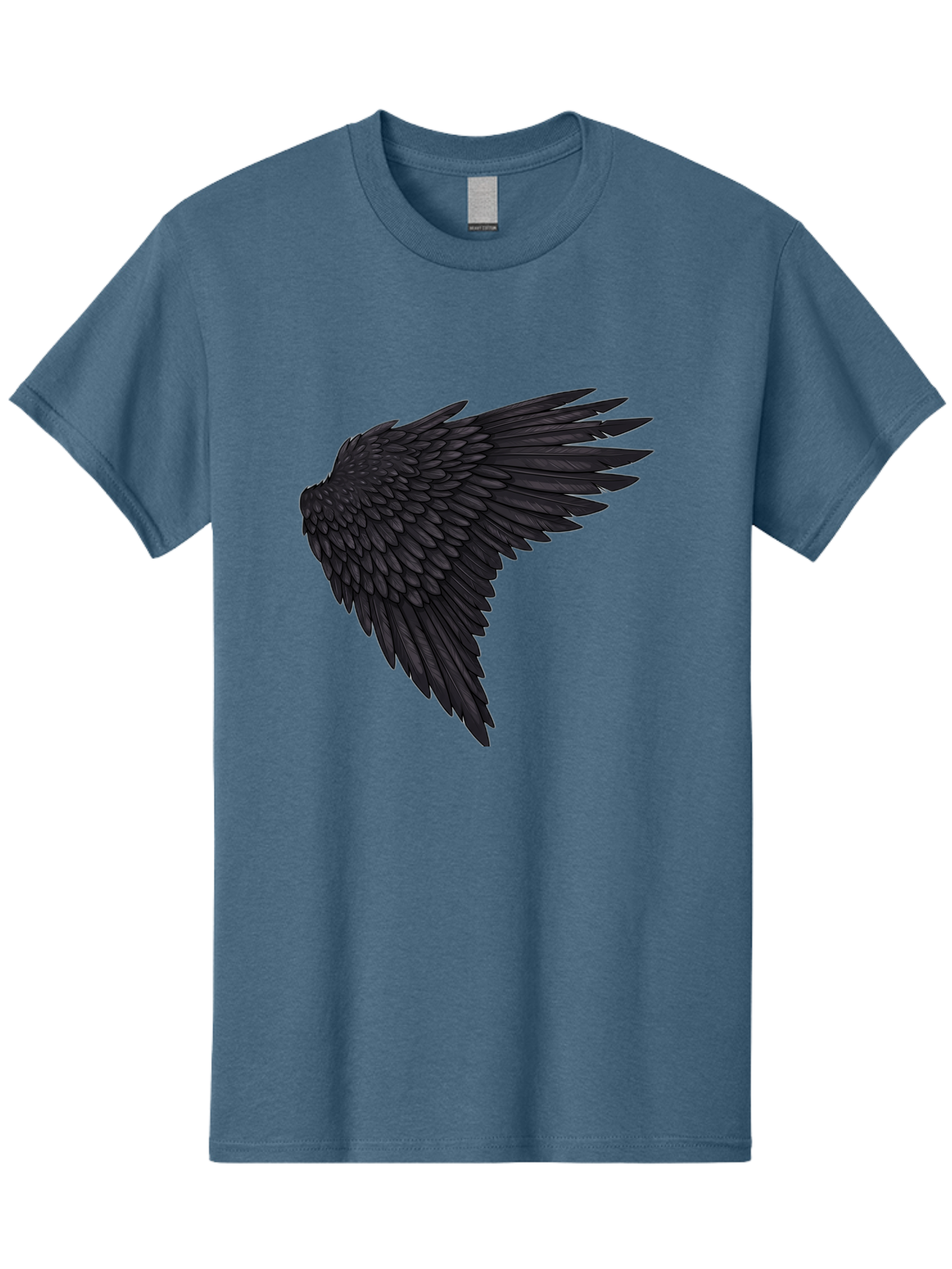Black-Wing-1 Men'S Graphic Tee, 100% Cotton, Comfortable Casual Summer Wear, Machine Washable, Vintage Camera, Old Camera, Antique Camera, Black Camera, Classic Photography, Photography Equipment, Nostalgic Device, Film Camera, Camera Art Bak070