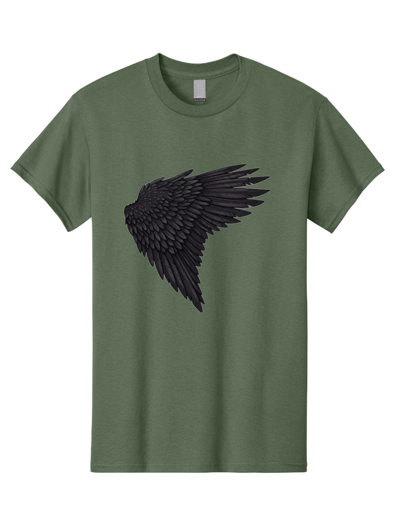 Black-Wing-1 Men'S Graphic Tee, 100% Cotton, Comfortable Casual Summer Wear, Machine Washable, Vintage Camera, Old Camera, Antique Camera, Black Camera, Classic Photography, Photography Equipment, Nostalgic Device, Film Camera, Camera Art Bak070