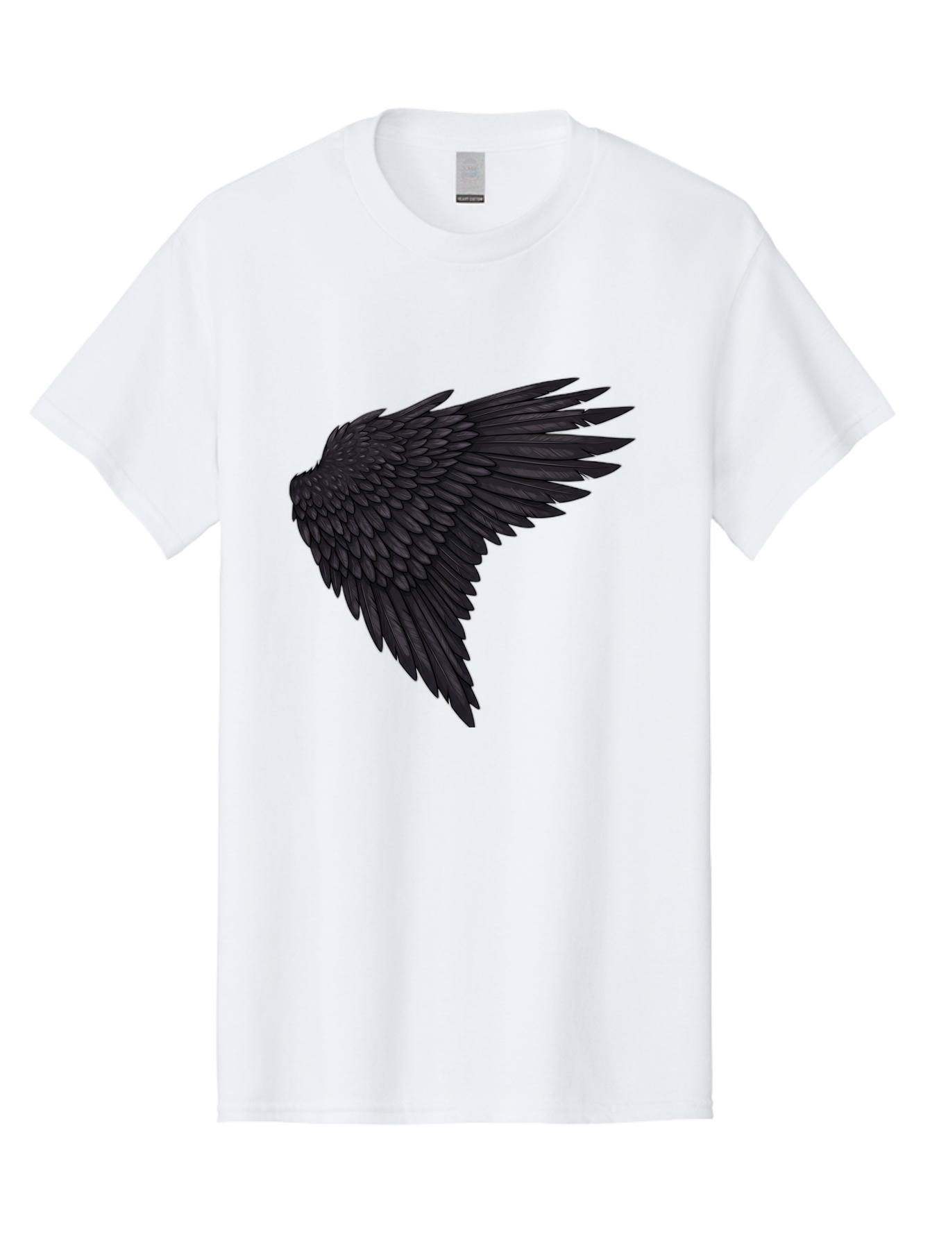 Black-Wing-1 Men'S Graphic Tee, 100% Cotton, Comfortable Casual Summer Wear, Machine Washable, Vintage Camera, Old Camera, Antique Camera, Black Camera, Classic Photography, Photography Equipment, Nostalgic Device, Film Camera, Camera Art Bak070
