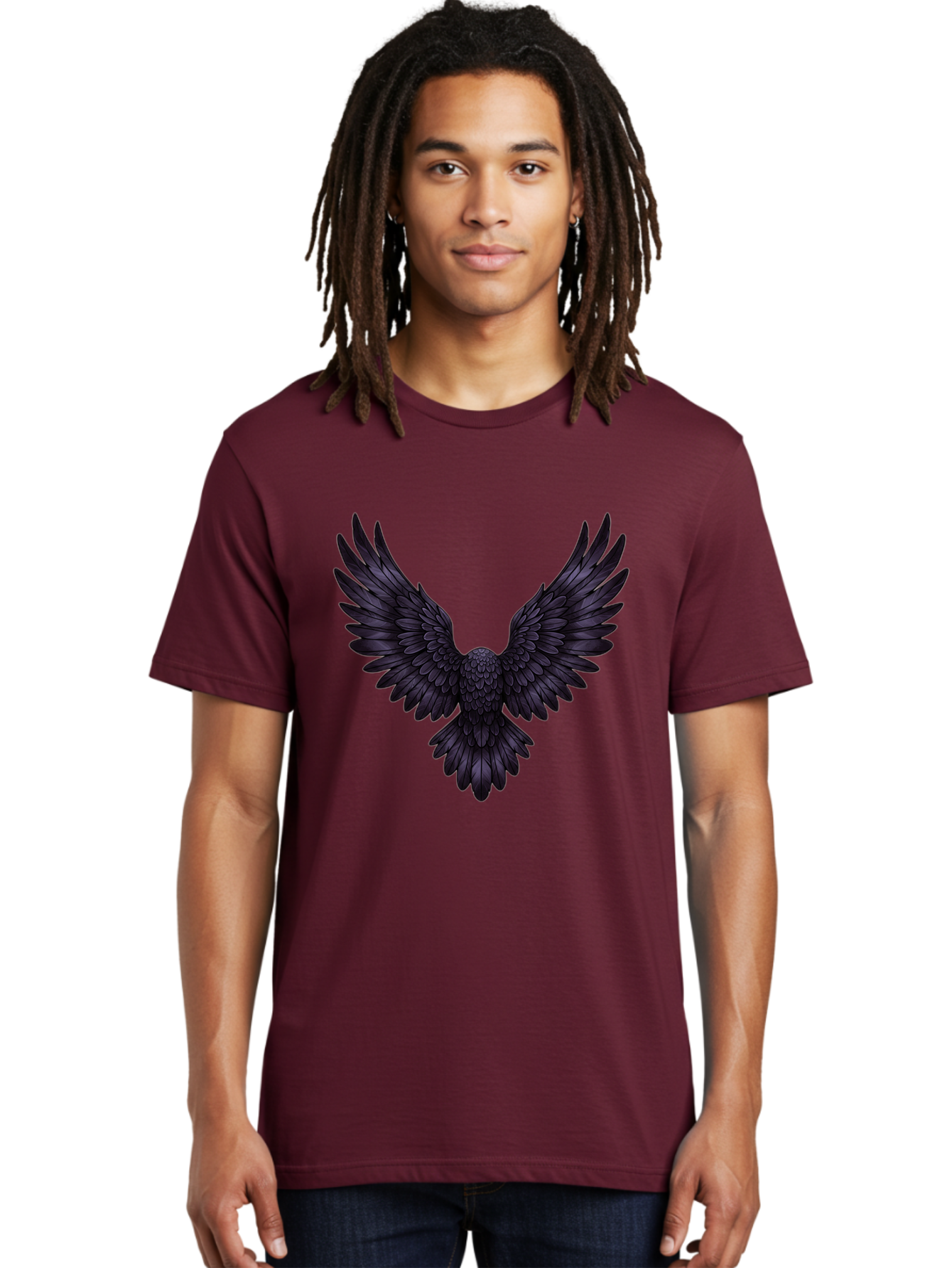 Black-Wings-1 Men'S Graphic Tee, 100% Cotton, Comfortable Casual Summer Wear, Machine Washable, Vintage Camera, Old Camera, Antique Camera, Black Camera, Classic Photography, Photography Equipment, Nostalgic Device, Film Camera, Camera Art Bak072