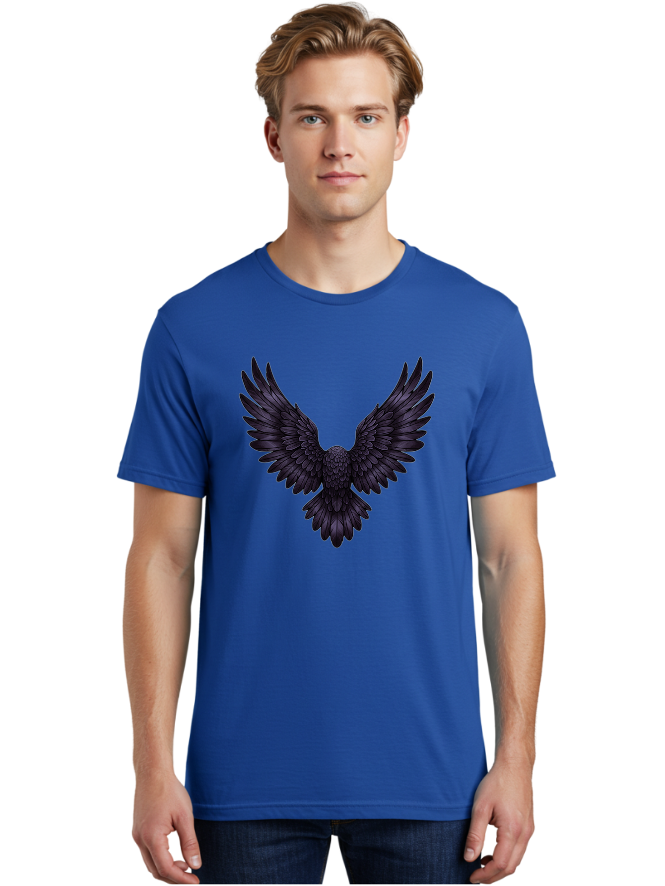 Black-Wings-1 Men'S Graphic Tee, 100% Cotton, Comfortable Casual Summer Wear, Machine Washable, Vintage Camera, Old Camera, Antique Camera, Black Camera, Classic Photography, Photography Equipment, Nostalgic Device, Film Camera, Camera Art Bak072