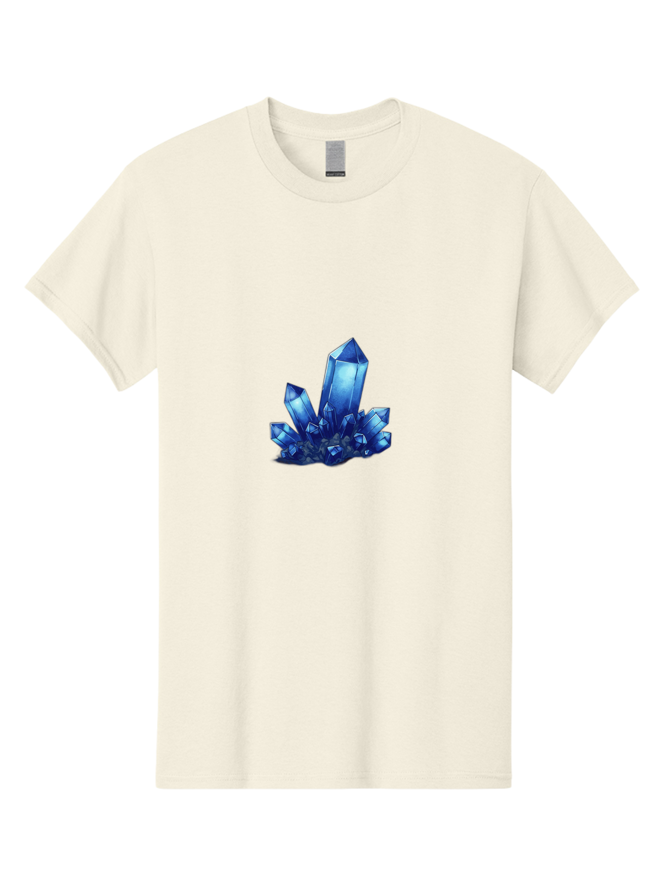 Blue-Crystal-Cluster-1 Men'S Graphic Tee, 100% Cotton, Comfortable Casual Summer Wear, Machine Washable, Vintage Camera, Old Camera, Antique Camera, Black Camera, Classic Photography, Photography Equipment, Nostalgic Device, Film Camera, Bak075