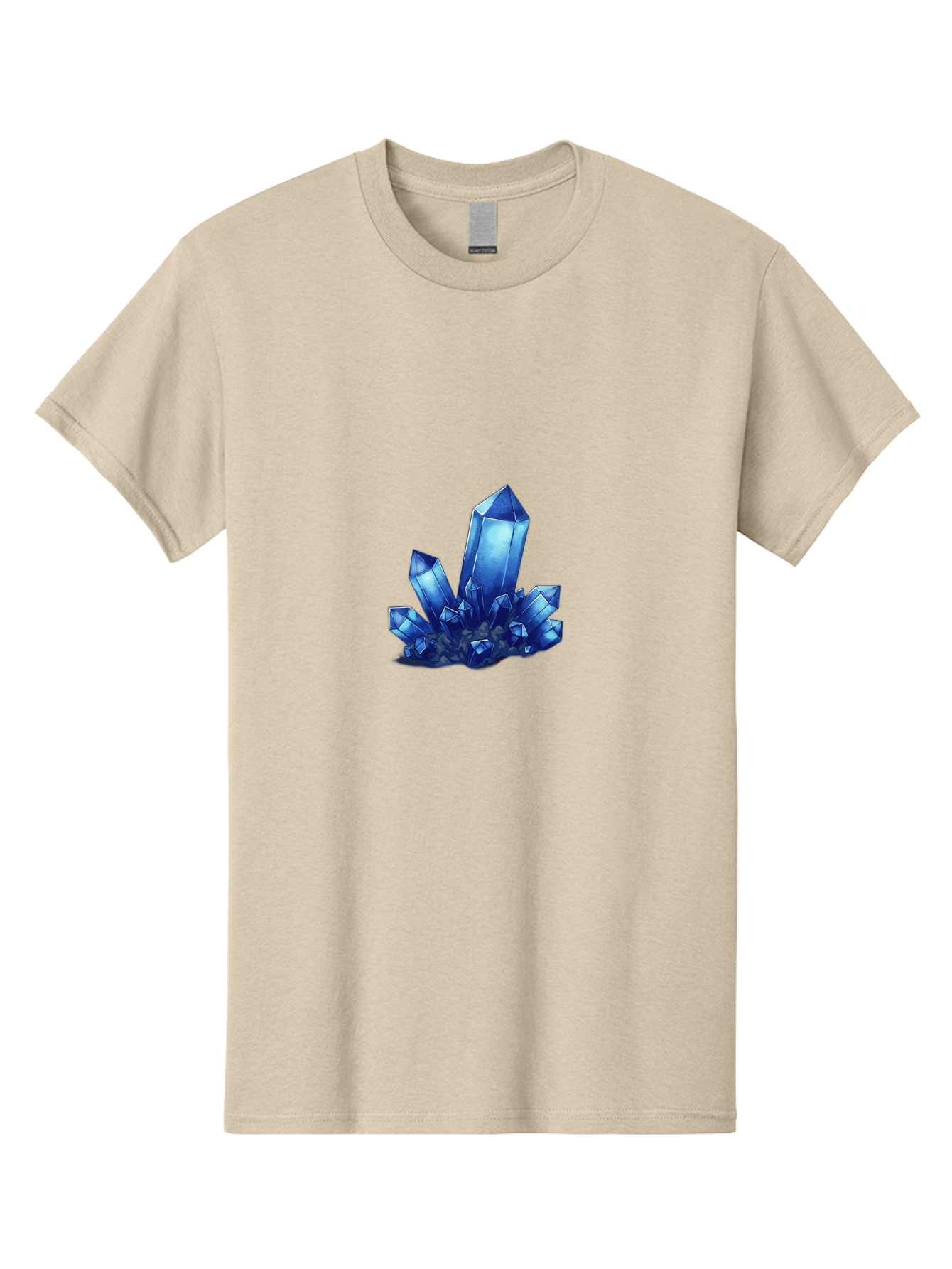 Blue-Crystal-Cluster-1 Men'S Graphic Tee, 100% Cotton, Comfortable Casual Summer Wear, Machine Washable, Vintage Camera, Old Camera, Antique Camera, Black Camera, Classic Photography, Photography Equipment, Nostalgic Device, Film Camera, Bak075