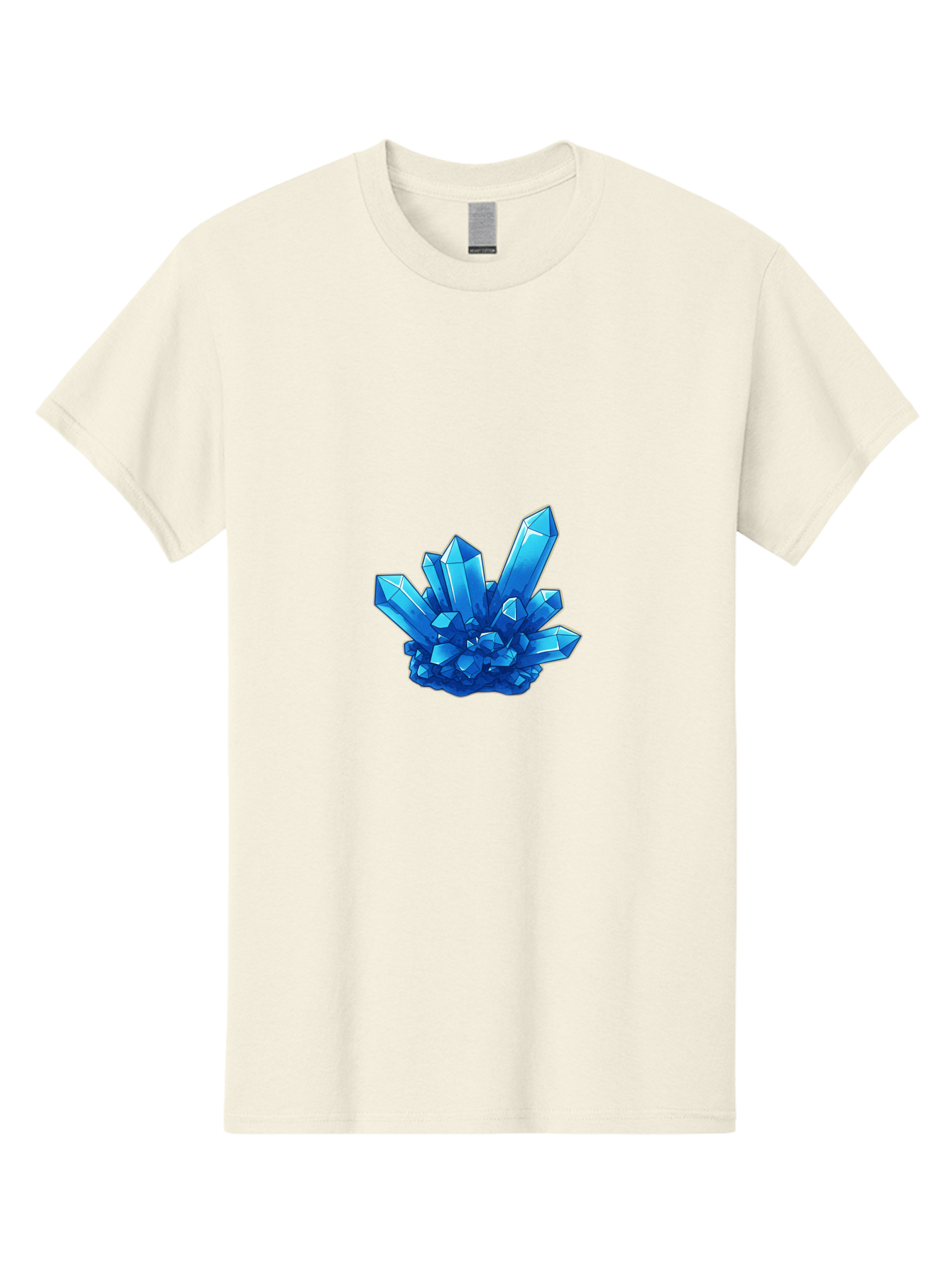 Blue-Crystal-Cluster Men'S Graphic Tee, 100% Cotton, Comfortable Casual Summer Wear, Machine Washable, Vintage Camera, Old Camera, Antique Camera, Black Camera, Classic Photography, Photography Equipment, Nostalgic Device, Film Camera, Bak076