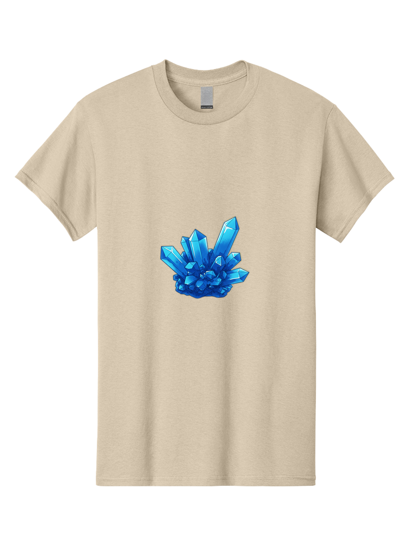 Blue-Crystal-Cluster Men'S Graphic Tee, 100% Cotton, Comfortable Casual Summer Wear, Machine Washable, Vintage Camera, Old Camera, Antique Camera, Black Camera, Classic Photography, Photography Equipment, Nostalgic Device, Film Camera, Bak076
