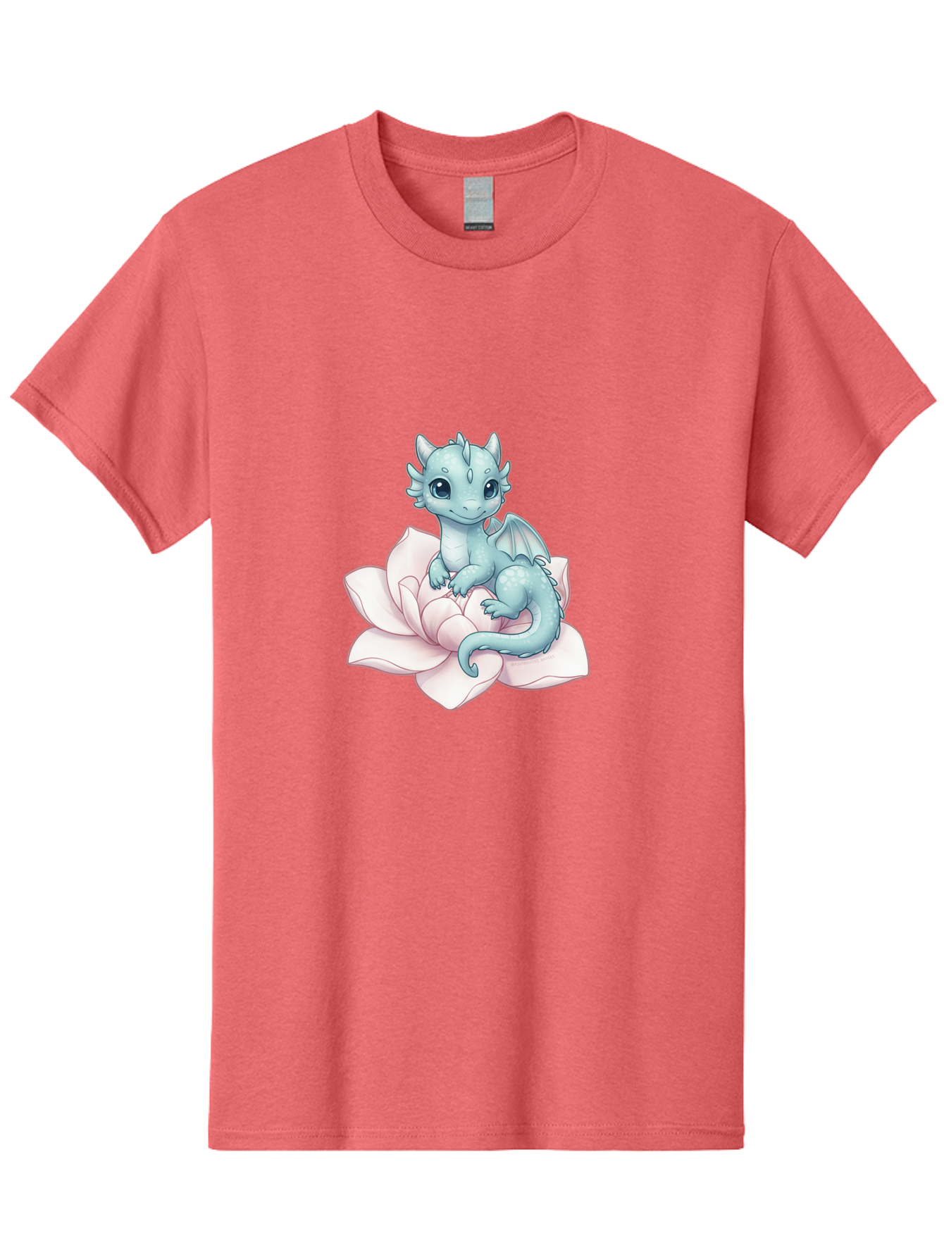 Blue-Dragon-On-Flower-1 Men'S Graphic Tee, 100% Cotton, Comfortable Casual Summer Wear, Machine Washable, Vintage Camera, Old Camera, Antique Camera, Black Camera, Classic Photography, Photography Equipment, Nostalgic Device, Film Camera, Bak077