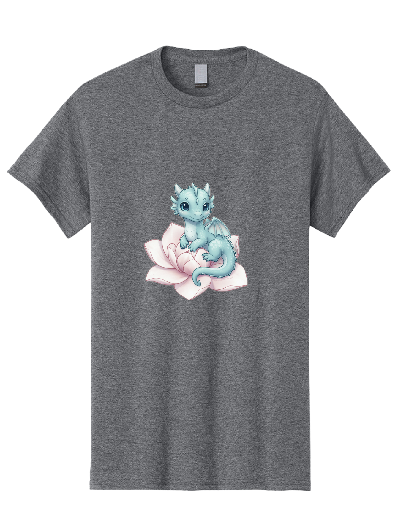 Blue-Dragon-On-Flower-1 Men'S Graphic Tee, 100% Cotton, Comfortable Casual Summer Wear, Machine Washable, Vintage Camera, Old Camera, Antique Camera, Black Camera, Classic Photography, Photography Equipment, Nostalgic Device, Film Camera, Bak077