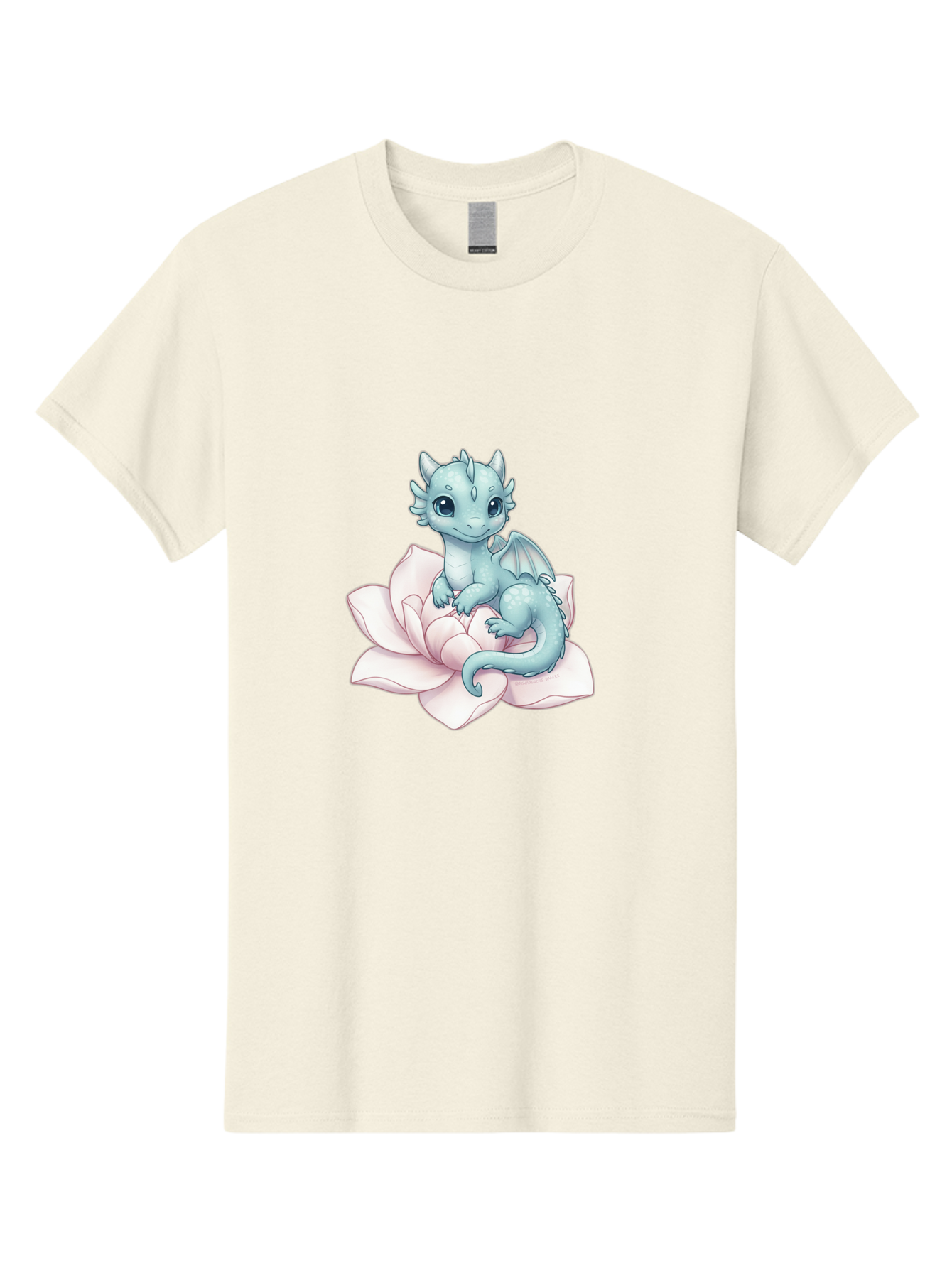 Blue-Dragon-On-Flower-1 Men'S Graphic Tee, 100% Cotton, Comfortable Casual Summer Wear, Machine Washable, Vintage Camera, Old Camera, Antique Camera, Black Camera, Classic Photography, Photography Equipment, Nostalgic Device, Film Camera, Bak077