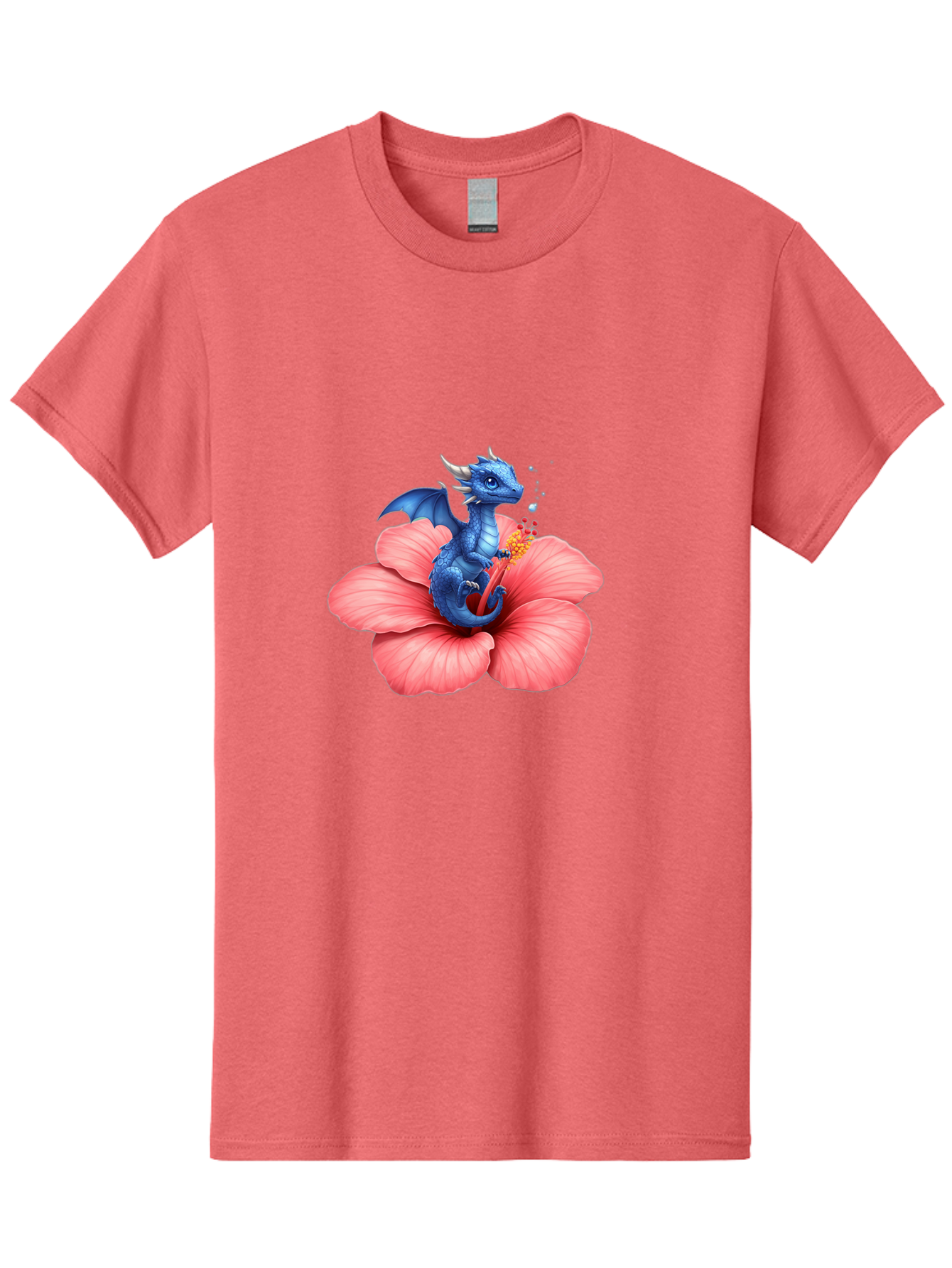 Blue-Dragon-On-Hibiscus-Flower Men'S Graphic Tee, 100% Cotton, Comfortable Casual Summer Wear, Machine Washable, Vintage Camera, Old Camera, Antique Camera, Black Camera, Classic Photography, Photography Equipment, Nostalgic Device, Bak079